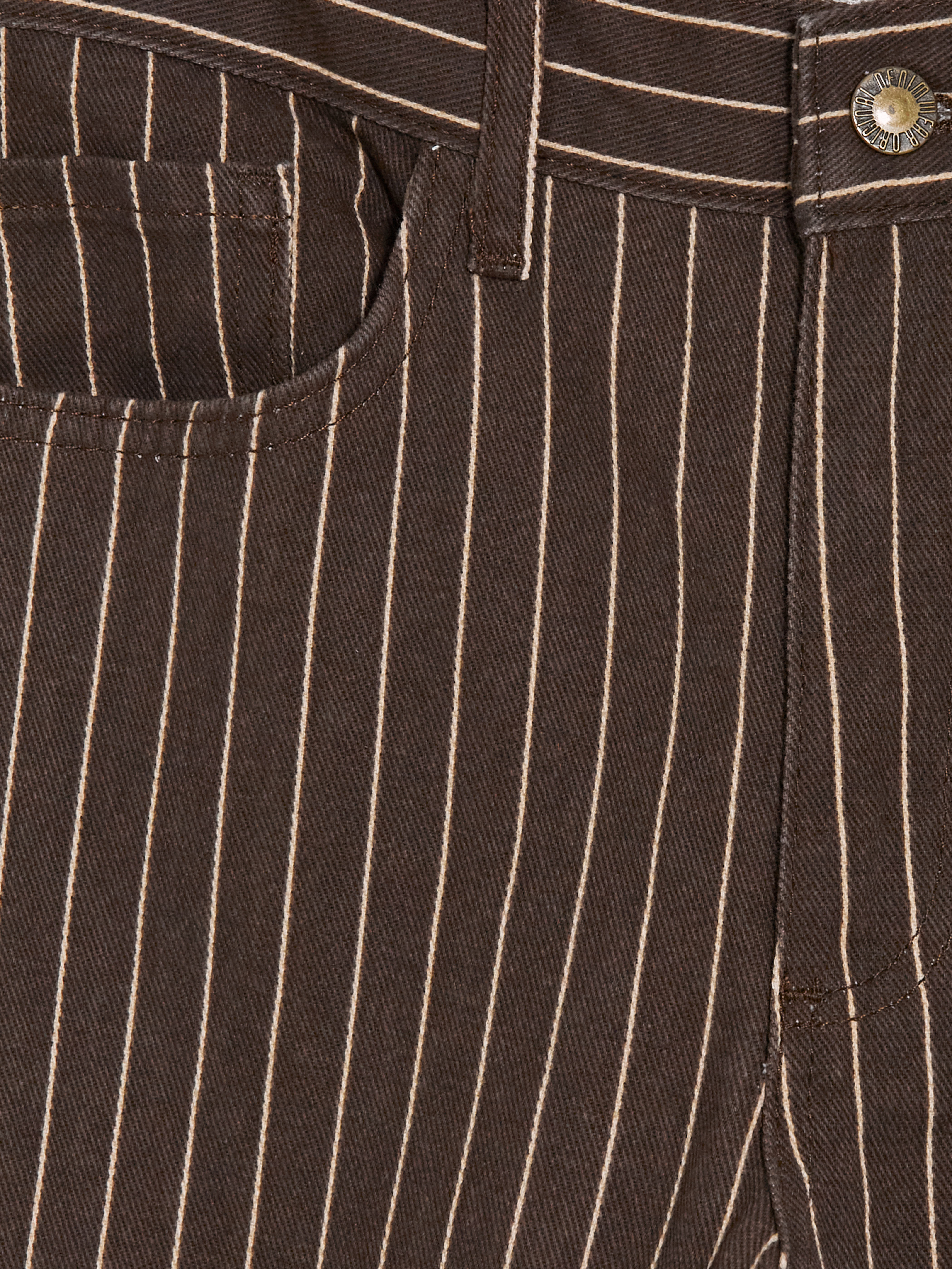 LCW Jeans Slim Fit Çizgili Kadın Jean Pantolon görsel 6