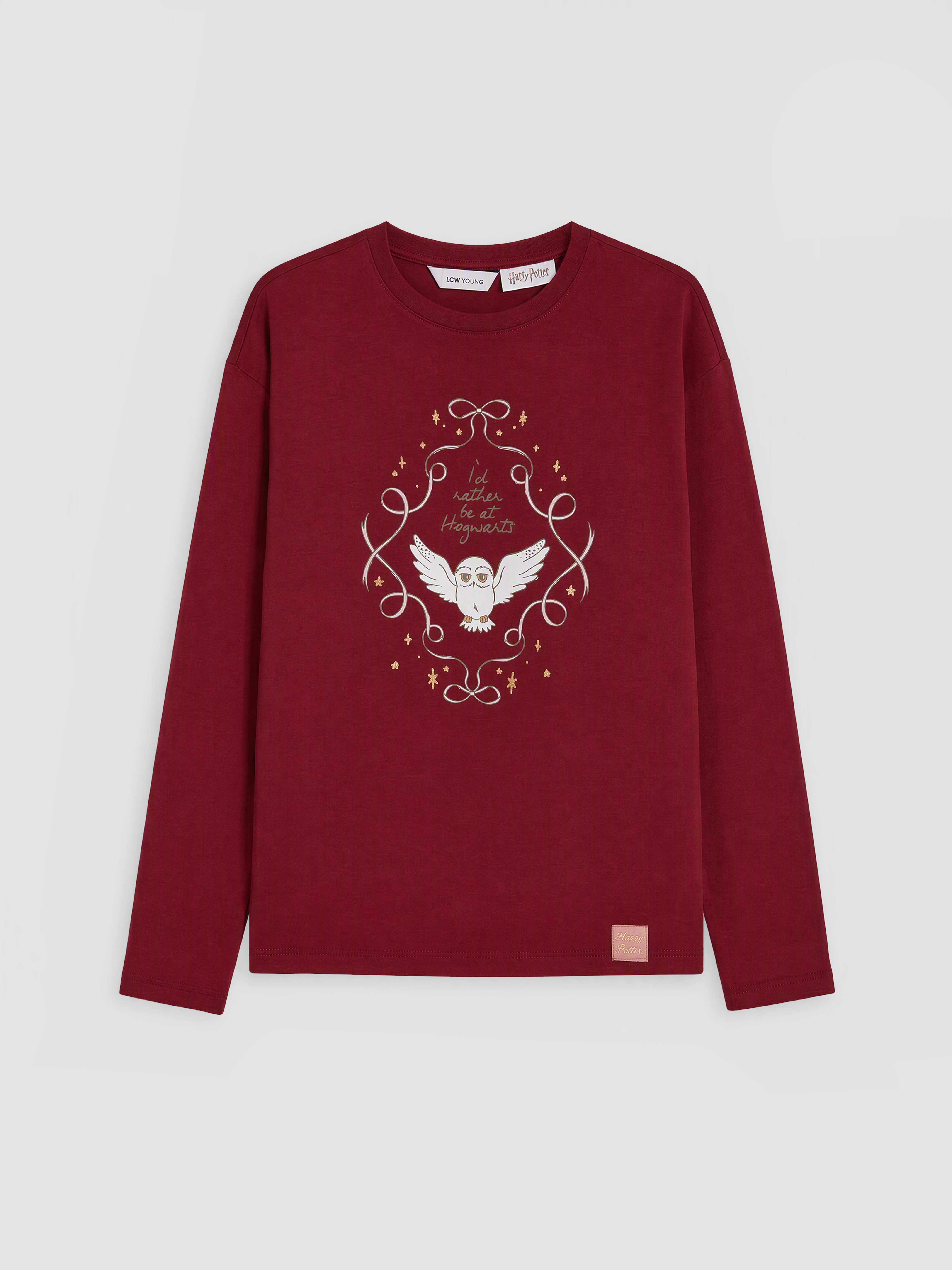 LCW Young Harry Potter Baskılı Kadın Pijama Takımı görsel 6