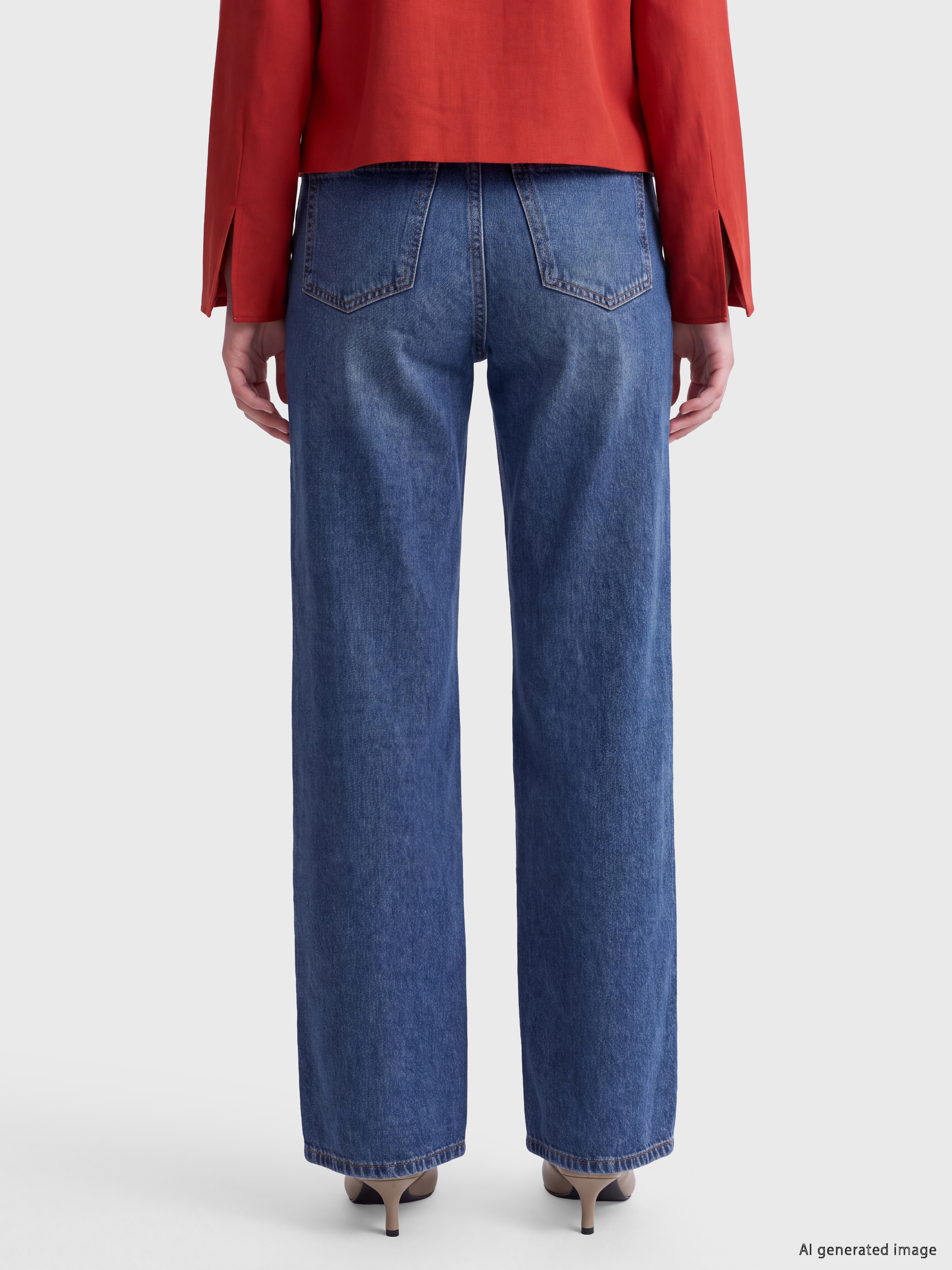 LCW Jeans Wideleg Kadın Jean Pantolon görsel 4
