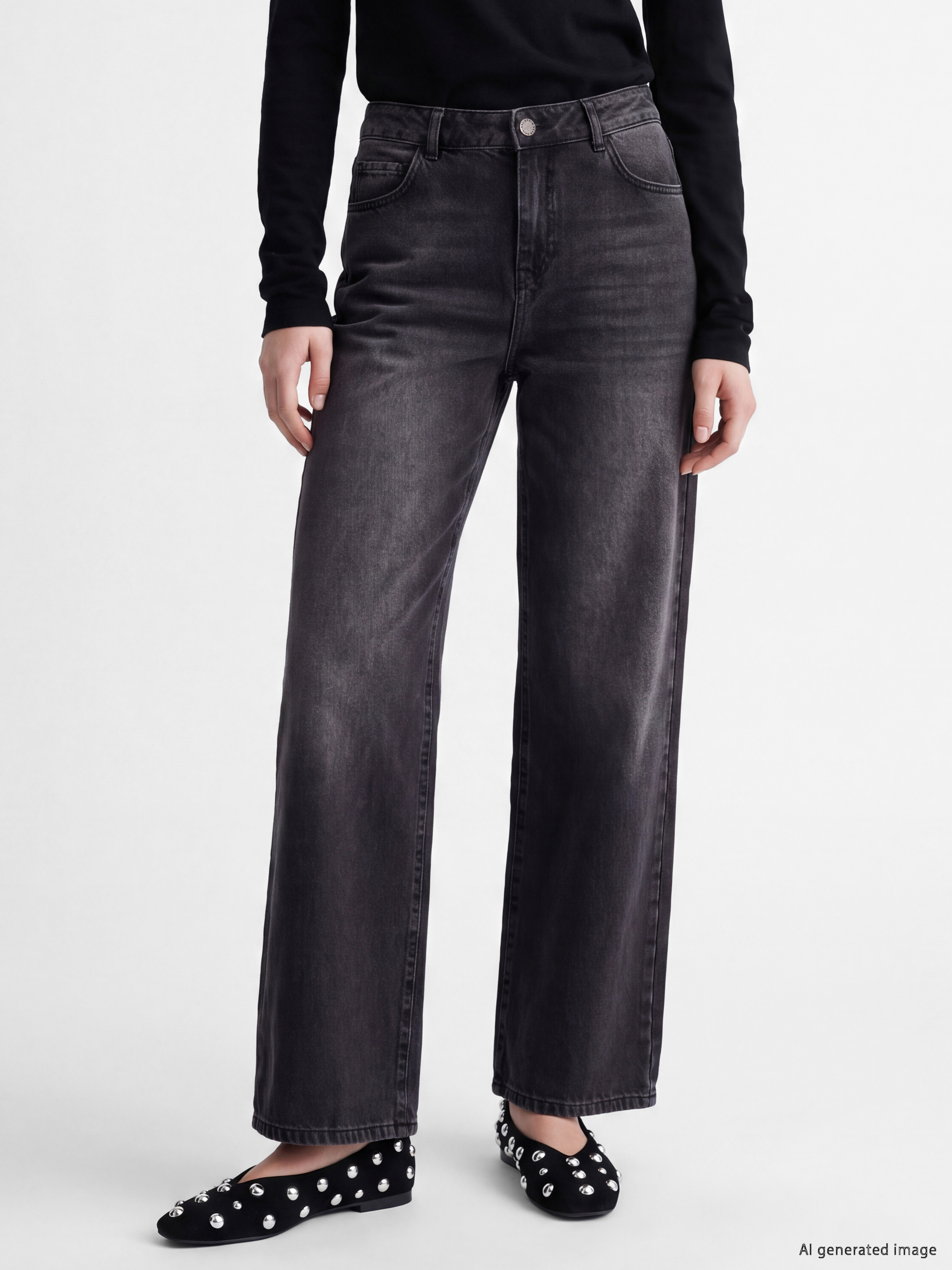 LCW Jeans Wideleg Kadın Jean Pantolon görsel 2