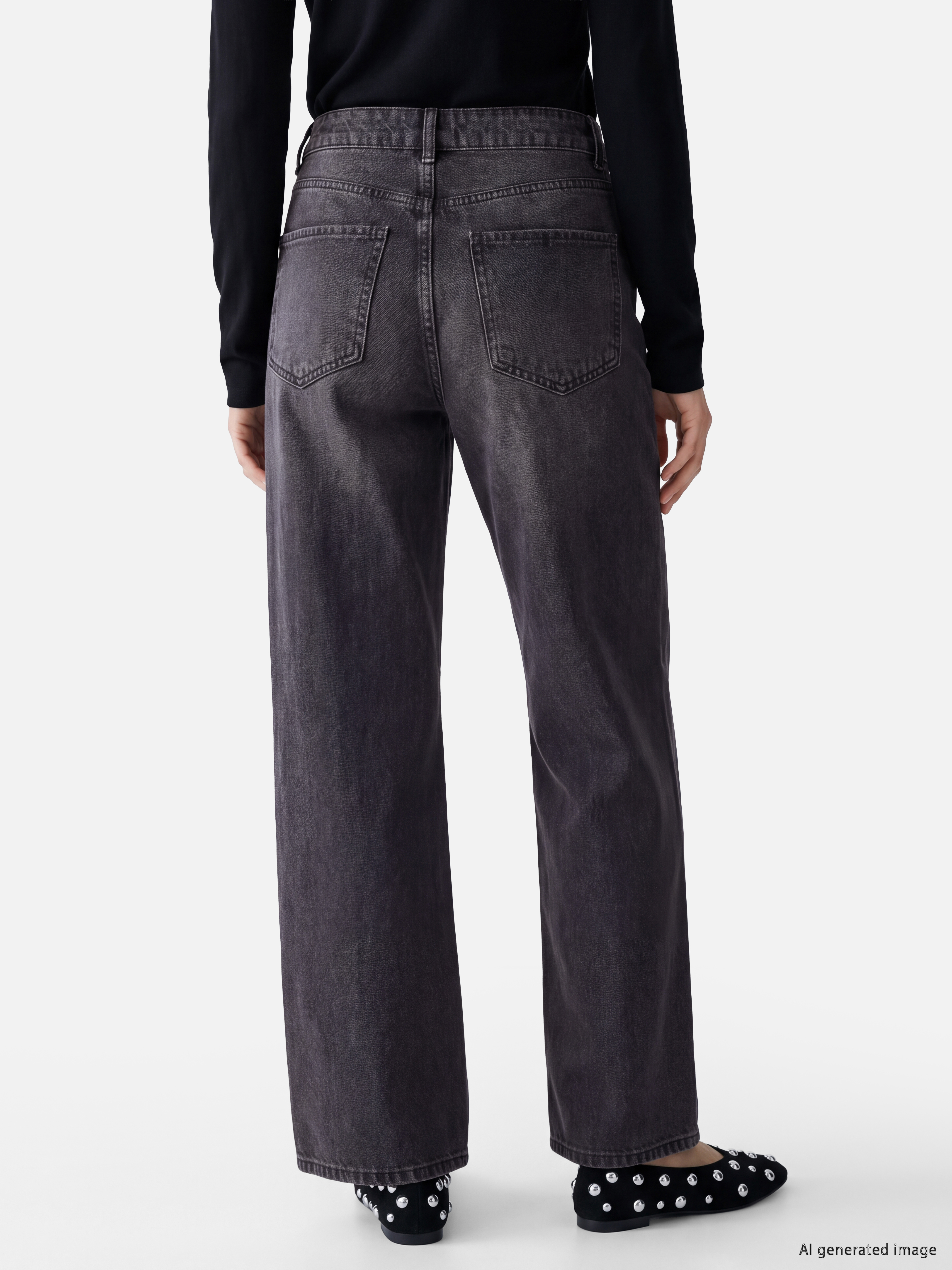 LCW Jeans Wideleg Kadın Jean Pantolon görsel 4