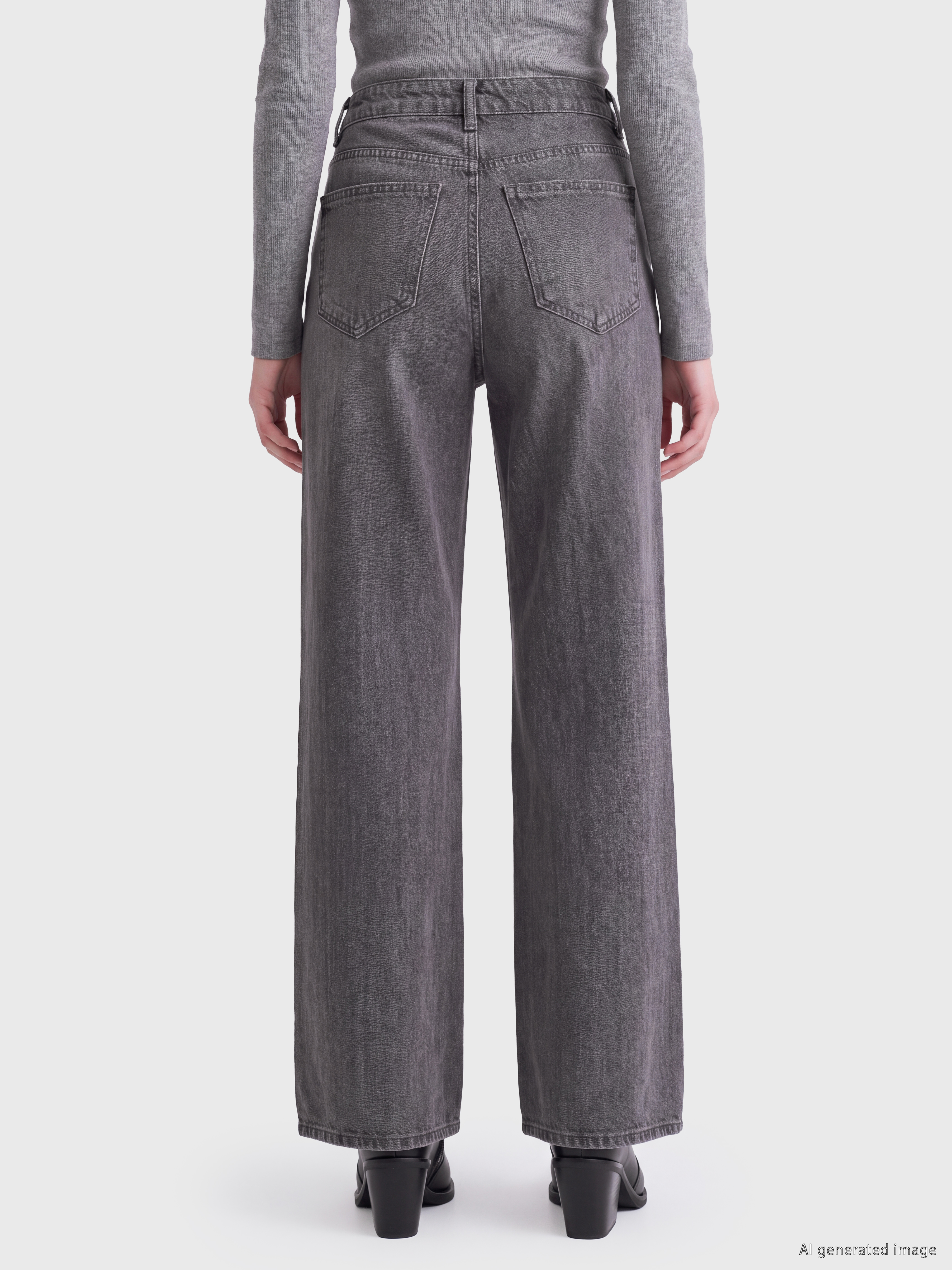 LCW Jeans Wideleg Kadın Jean Pantolon görsel 4