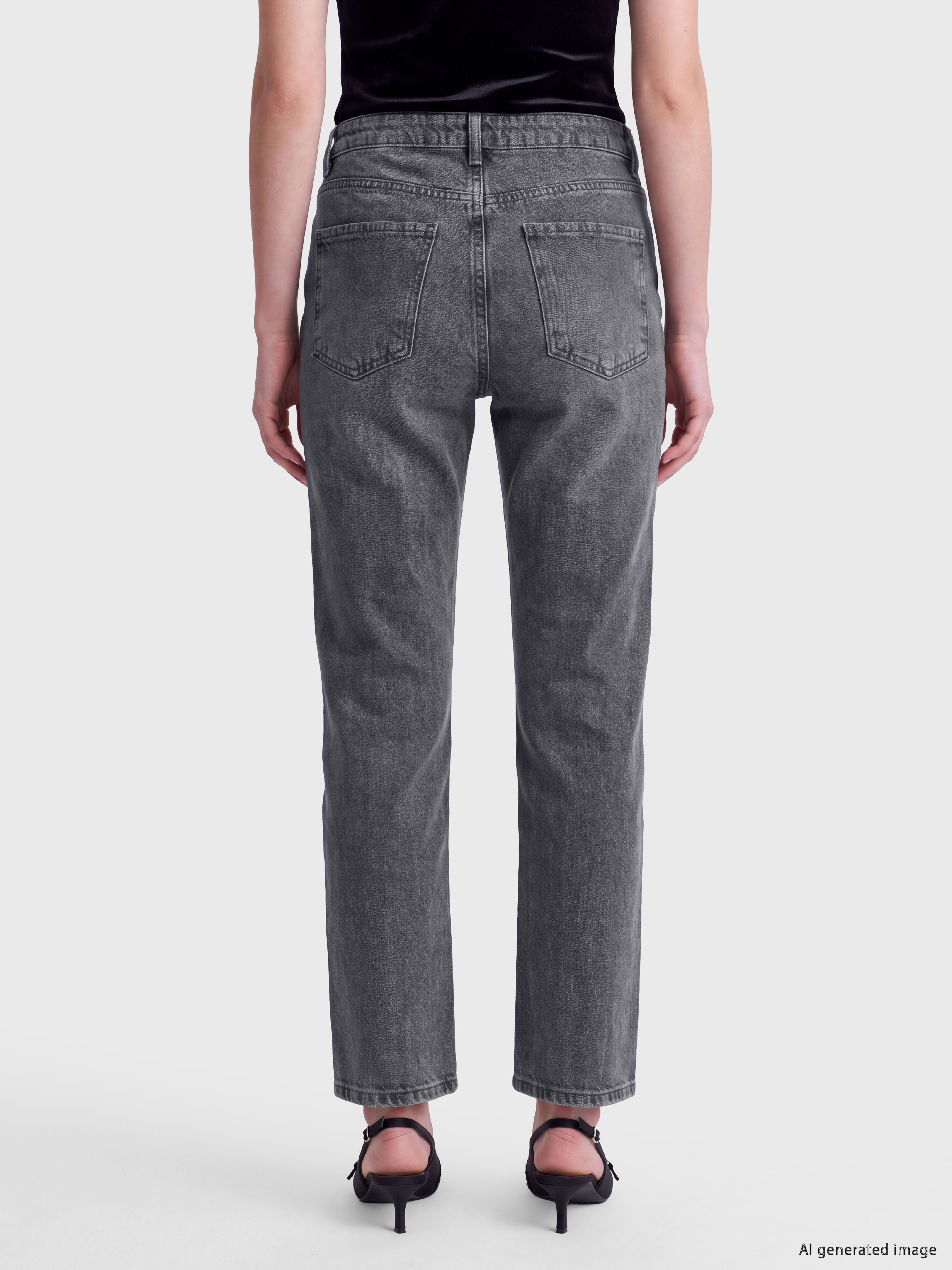 LCW Jeans Crop Flare Kadın Jean Pantolon görsel 4