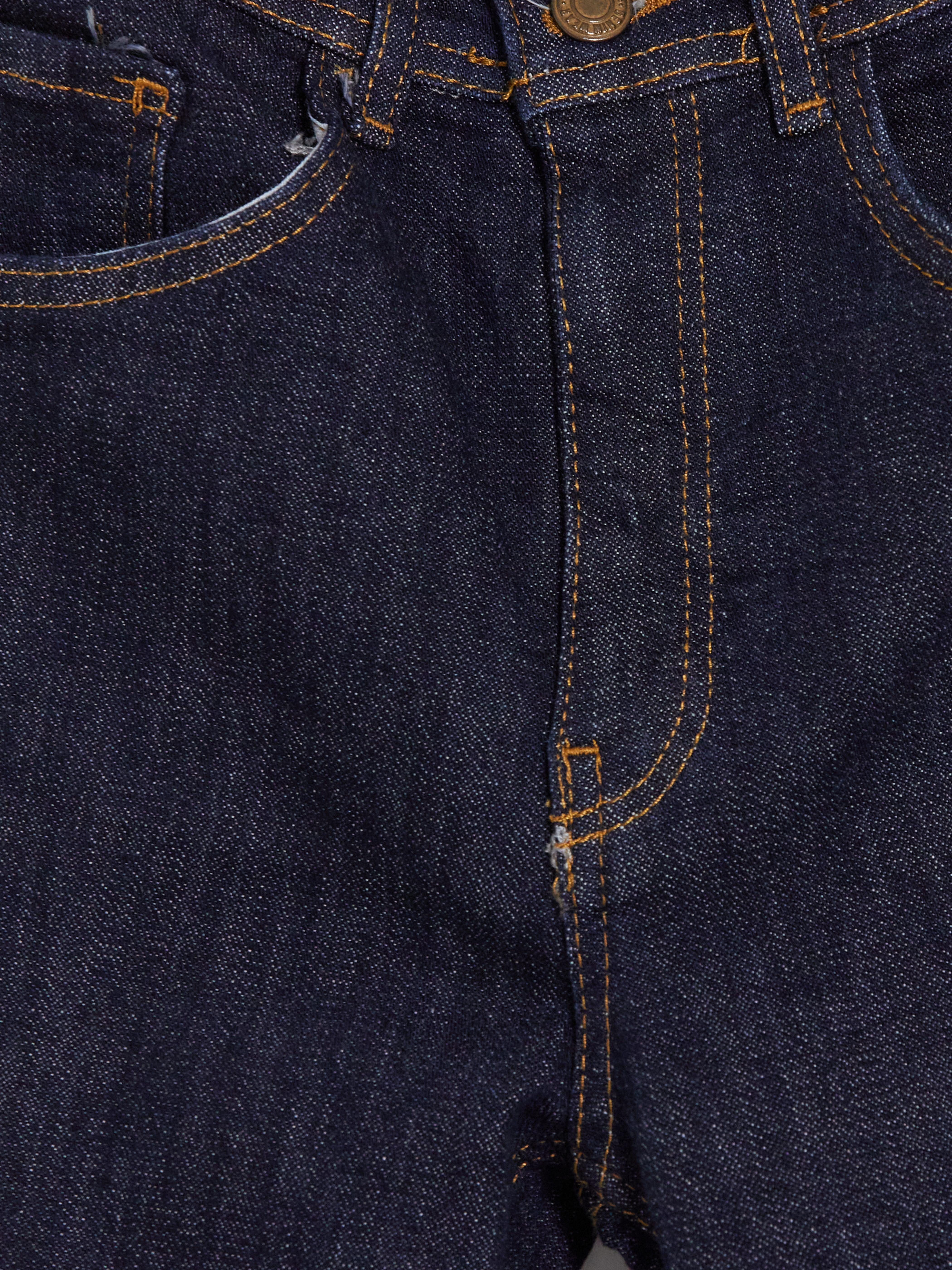LCW Jeans Yüksek Bel Straight Fit Kadın Jean Pantolon görsel 6