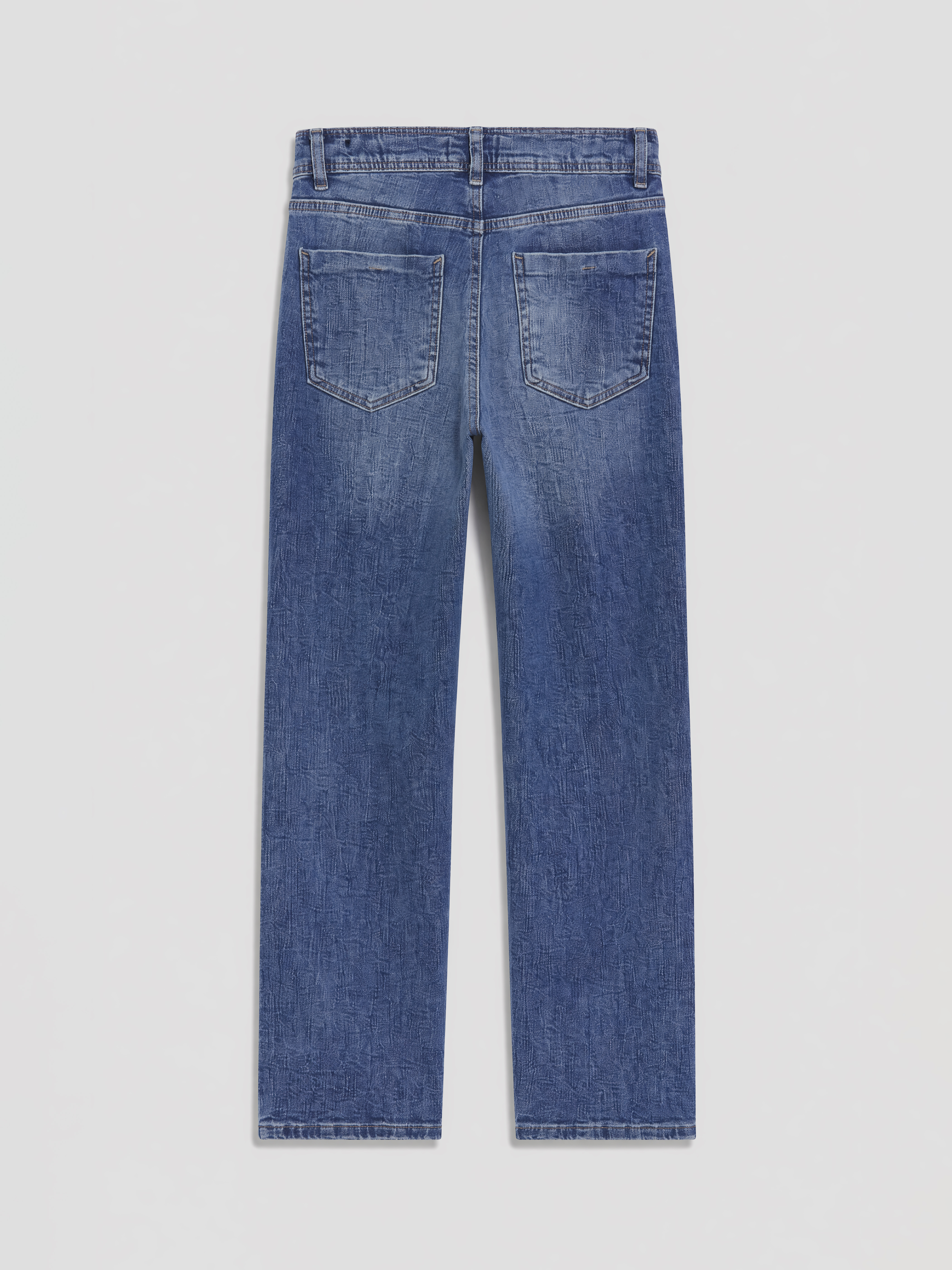LCW Jeans Yüksek Bel Straight Fit Kadın Jean Pantolon görsel 6