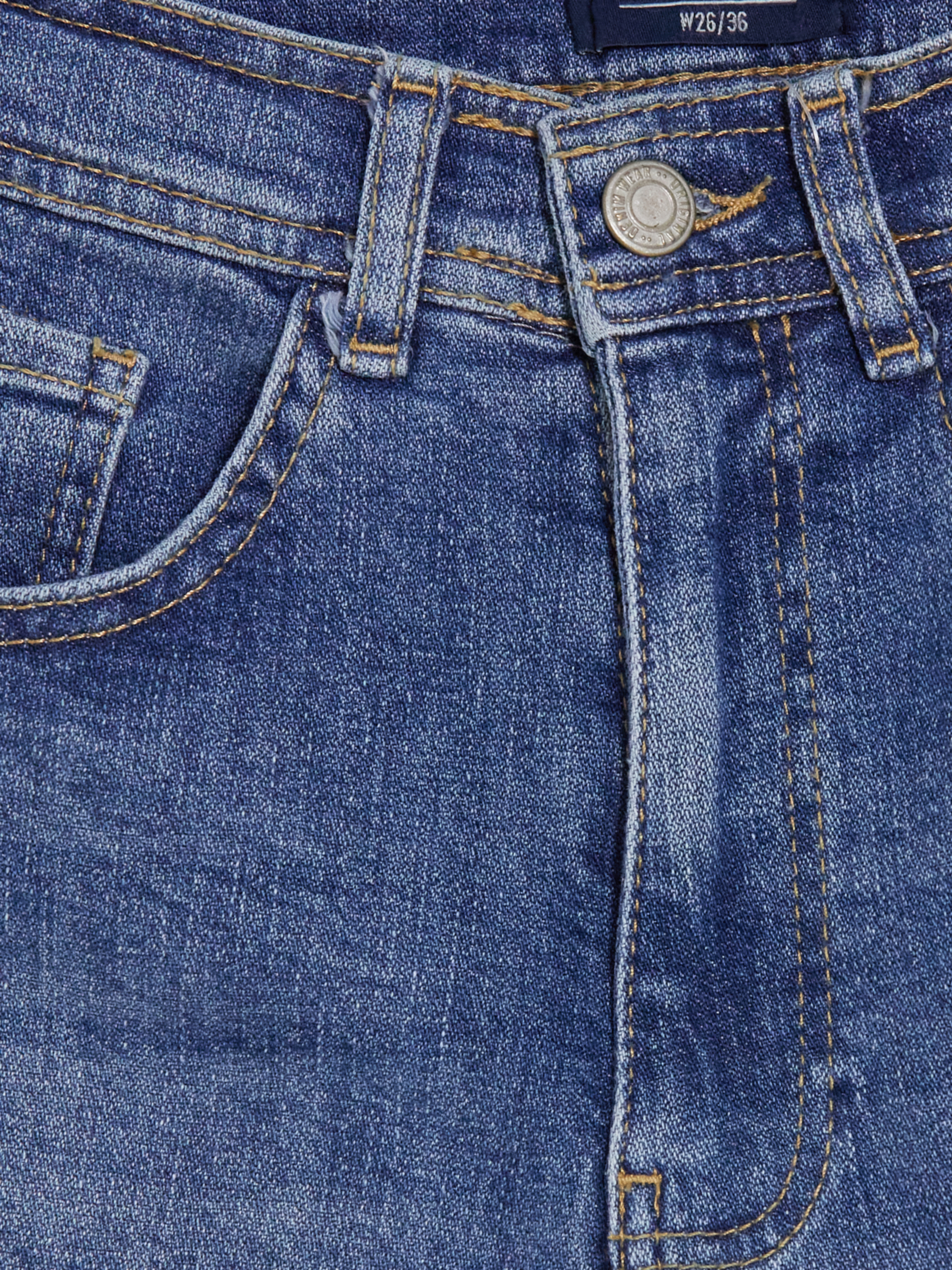 LCW Jeans Yüksek Bel Straight Fit Kadın Jean Pantolon görsel 7