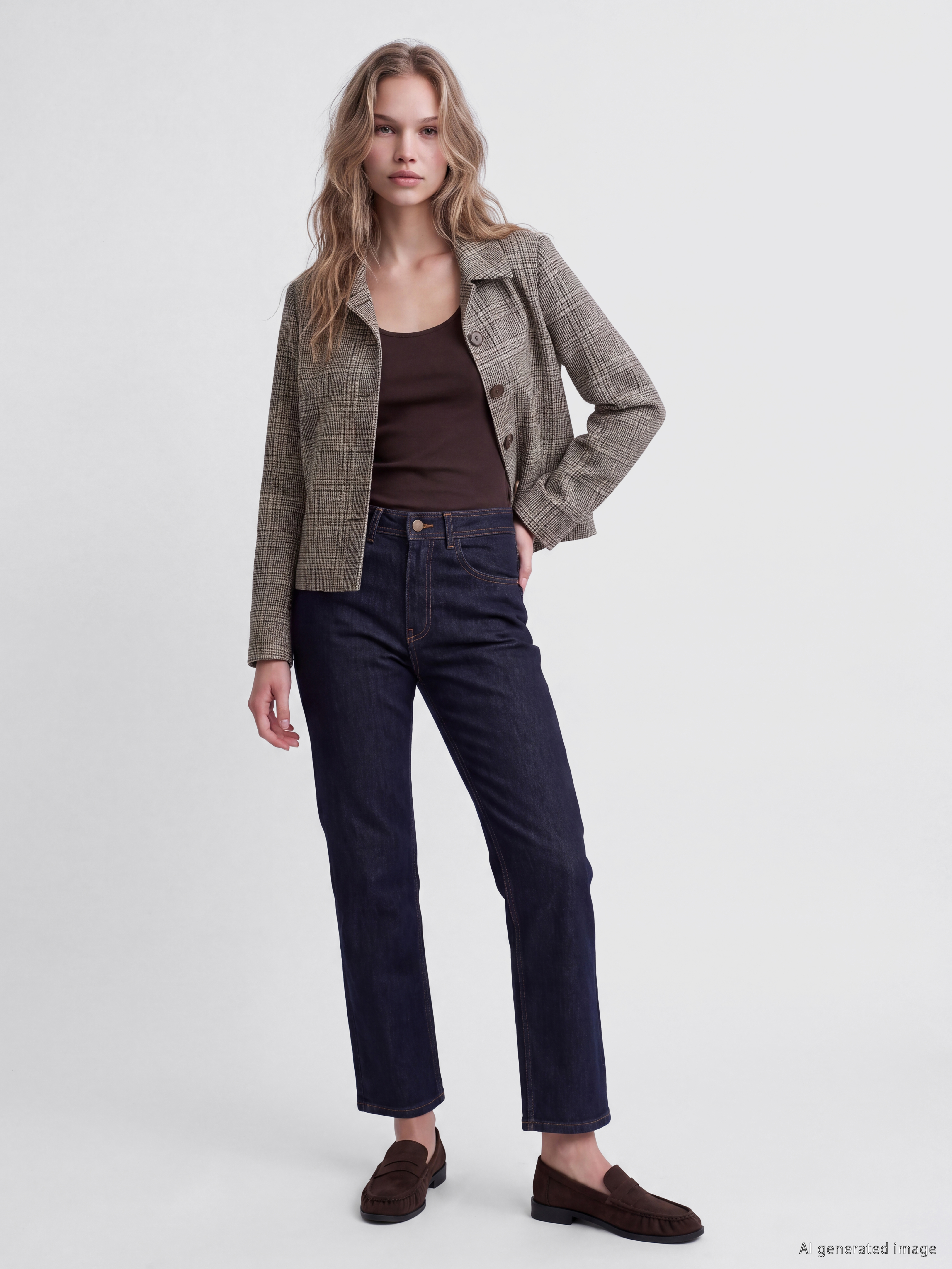 LCW Jeans Yüksek Bel Straight Fit Kadın Jean Pantolon