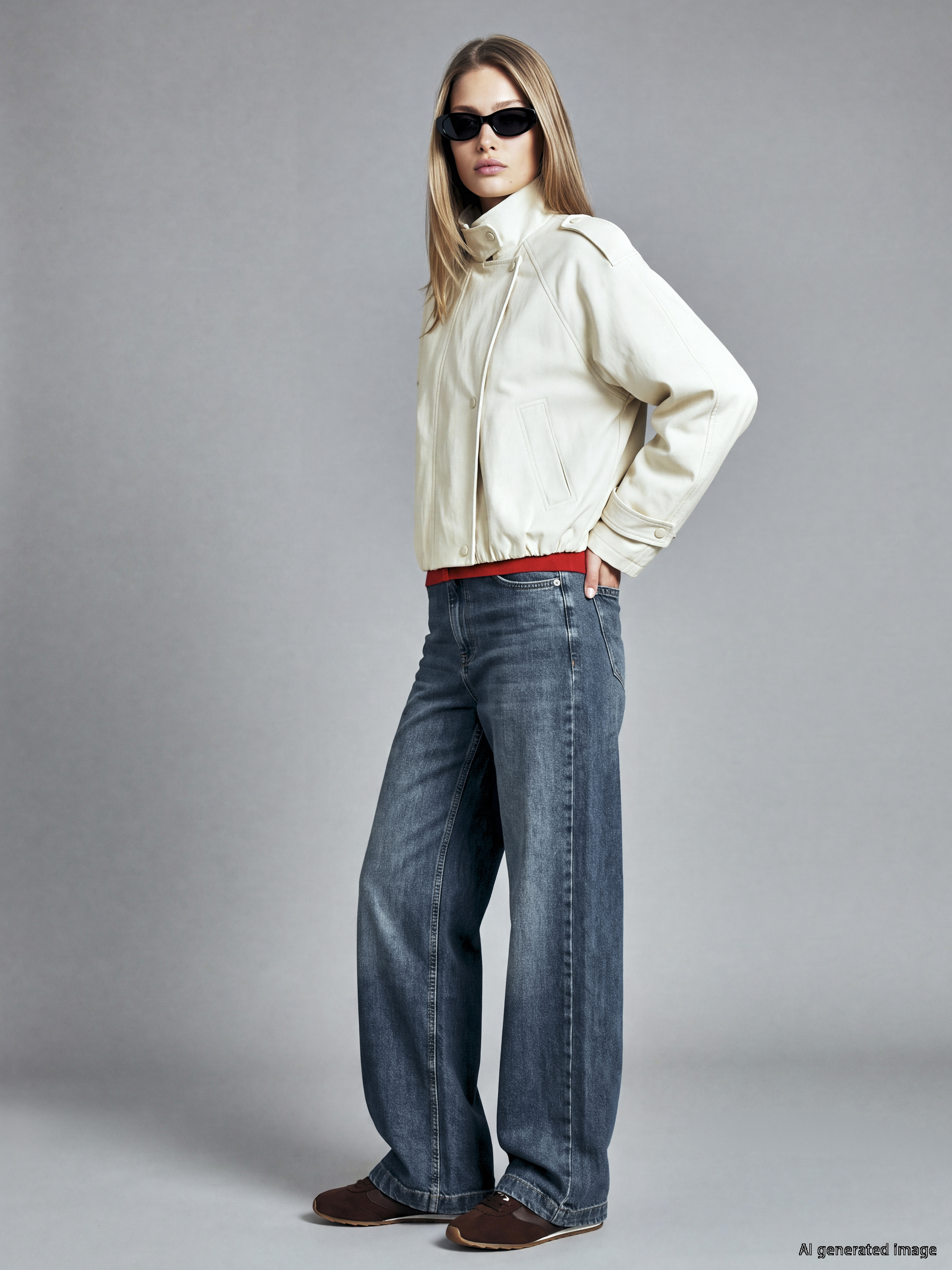 LCW Jeans Yüksek Bel Culotte Fit Kadın Jean Pantolon