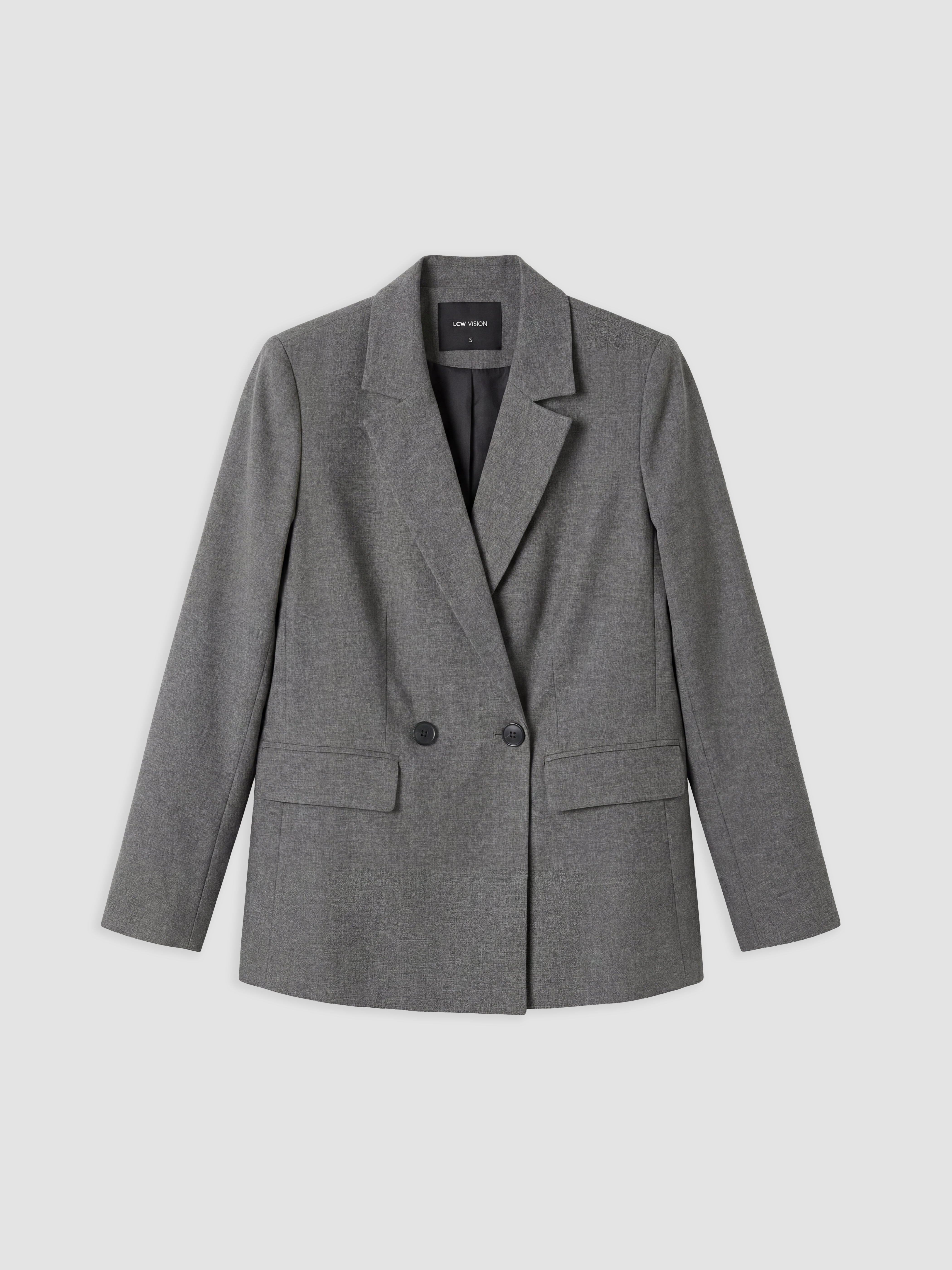 LCW Vision Kruvaze Yaka Kadın Blazer Ceket görsel 6