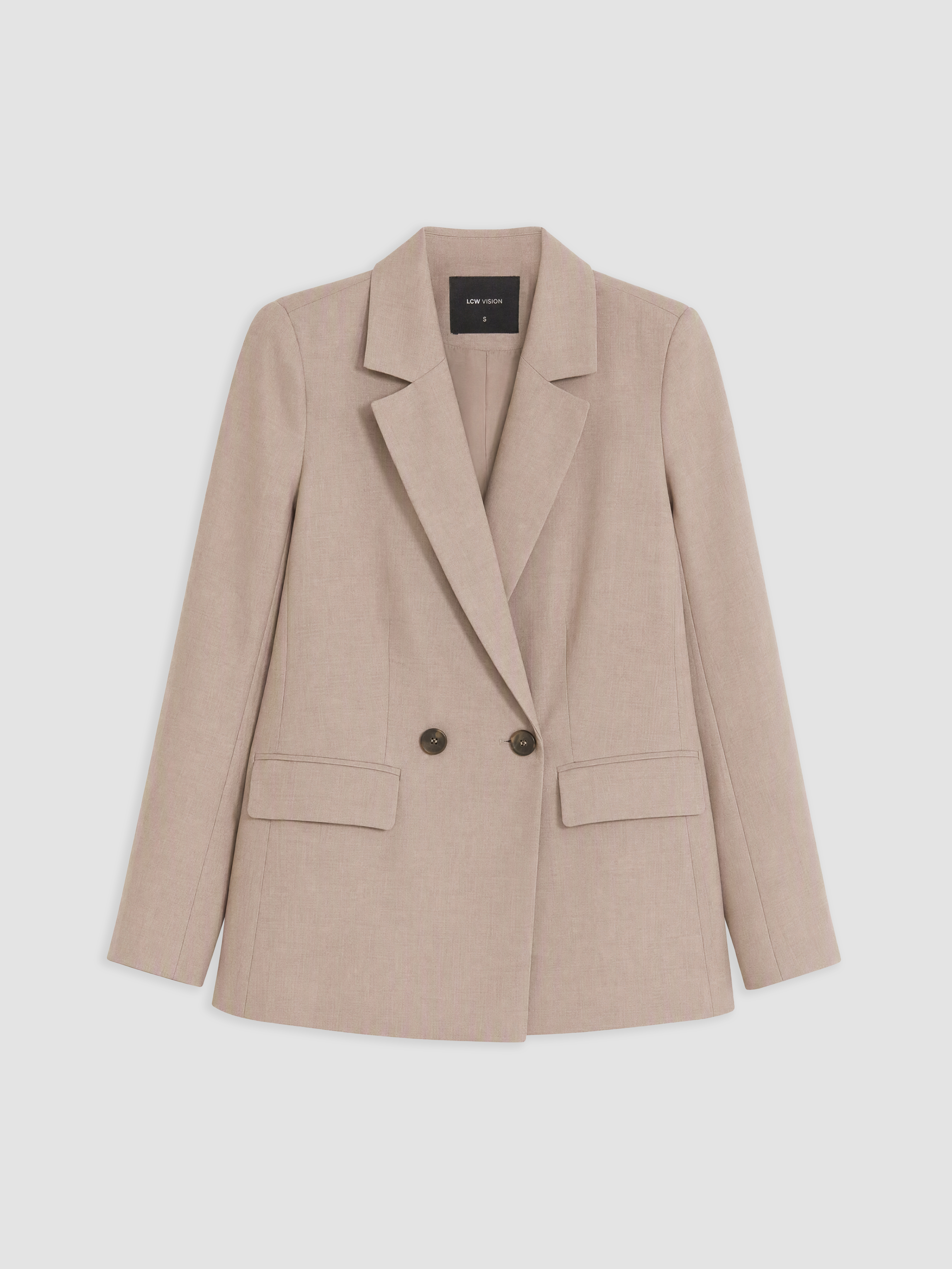 LCW Vision Kruvaze Yaka Kadın Blazer Ceket görsel 6