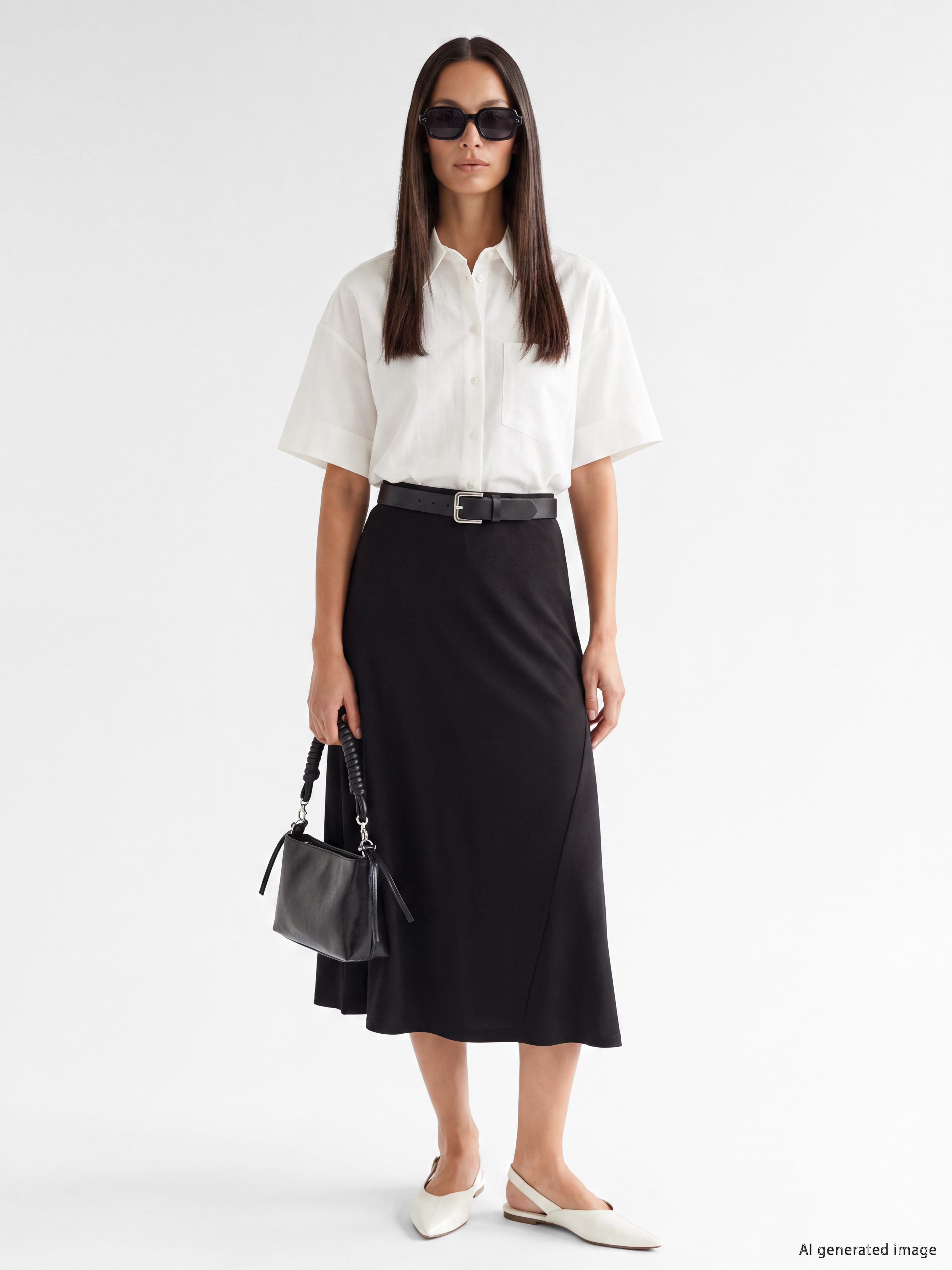 LCW EVERYDAY Beli Lastikli Kloş Etek görsel 2