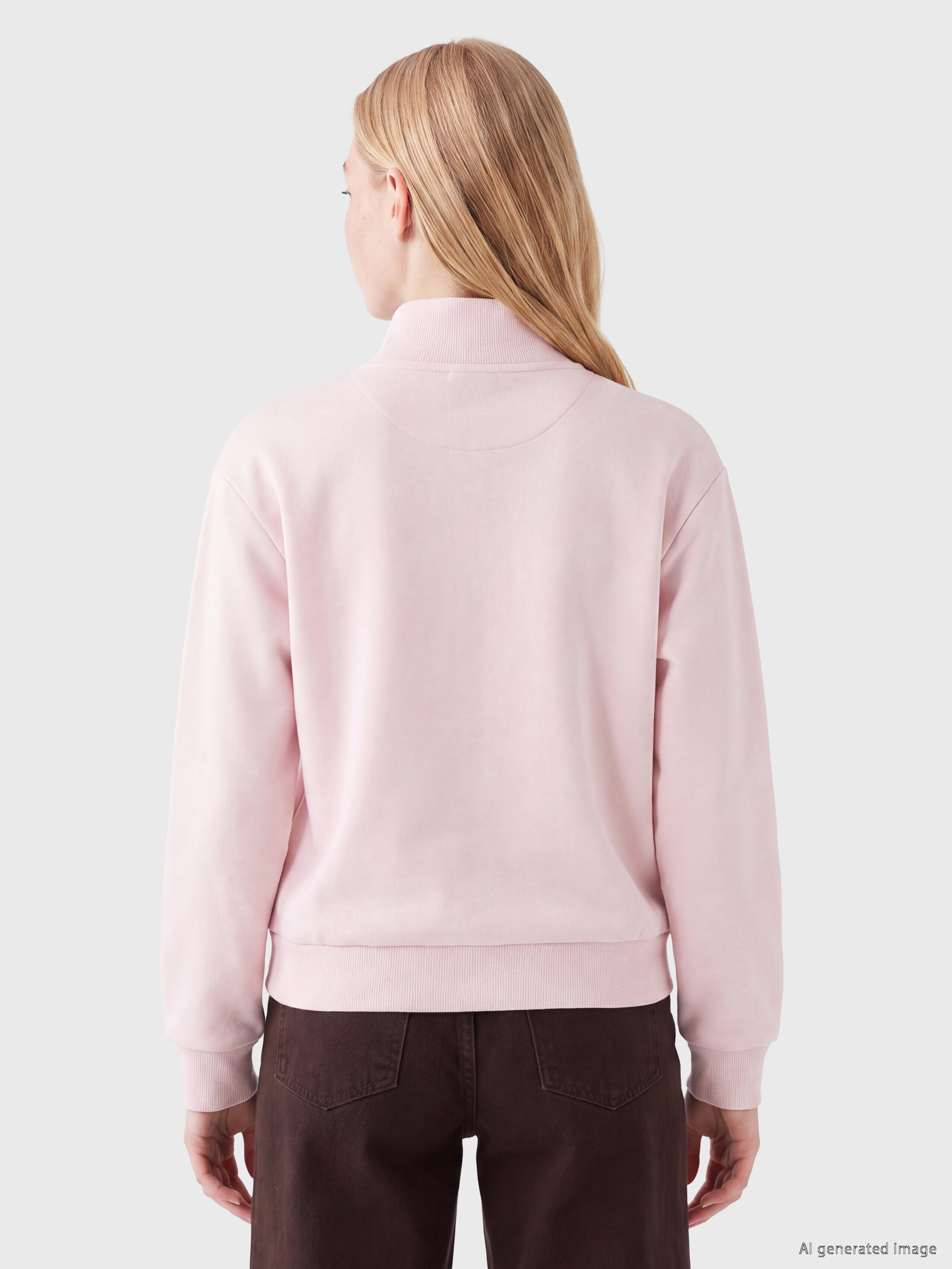 XSIDE Oversize Kadın Kalın Sweatshirt görsel 4