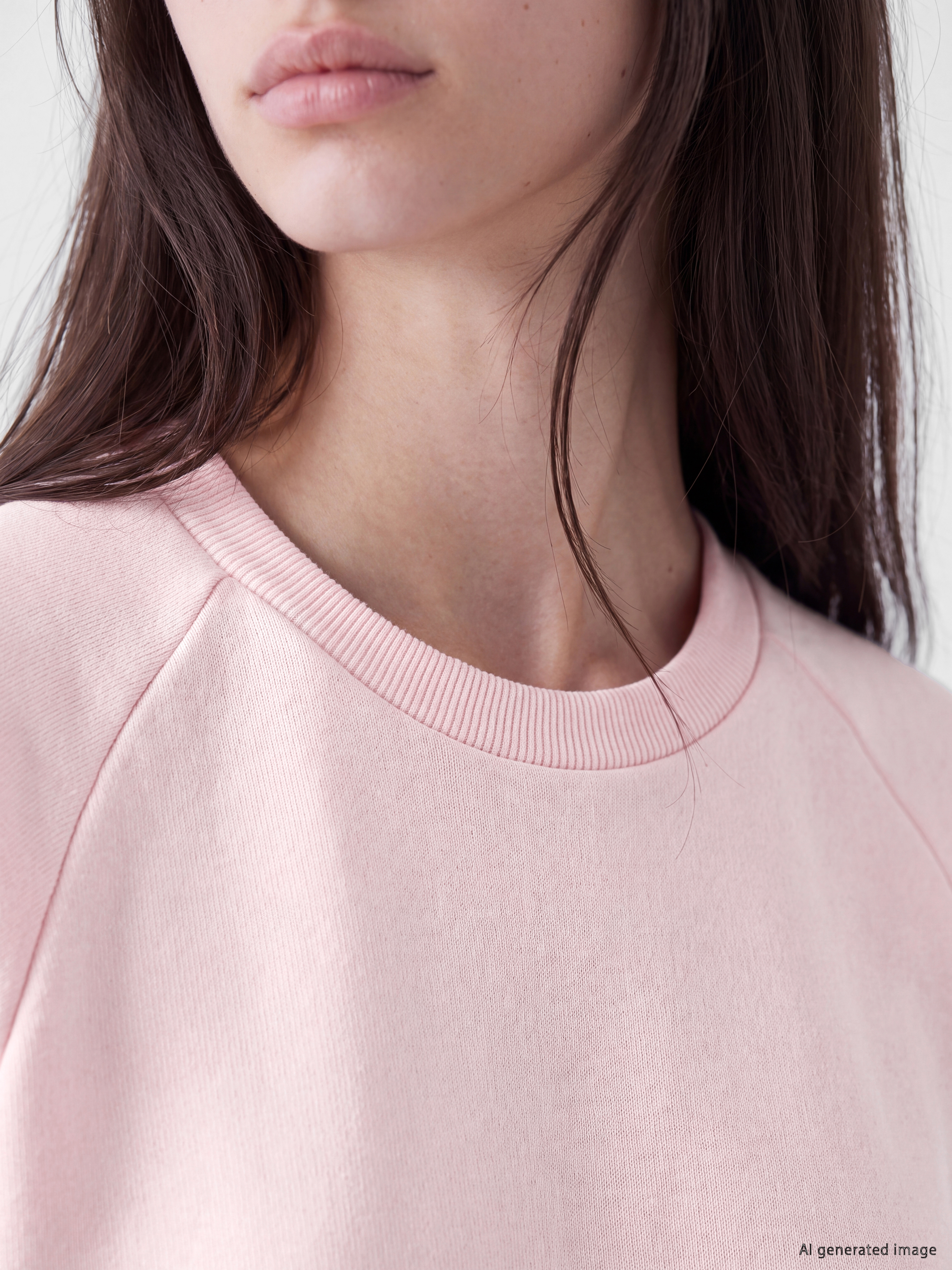 XSIDE Oversize Kadın Kalın Sweatshirt görsel 3