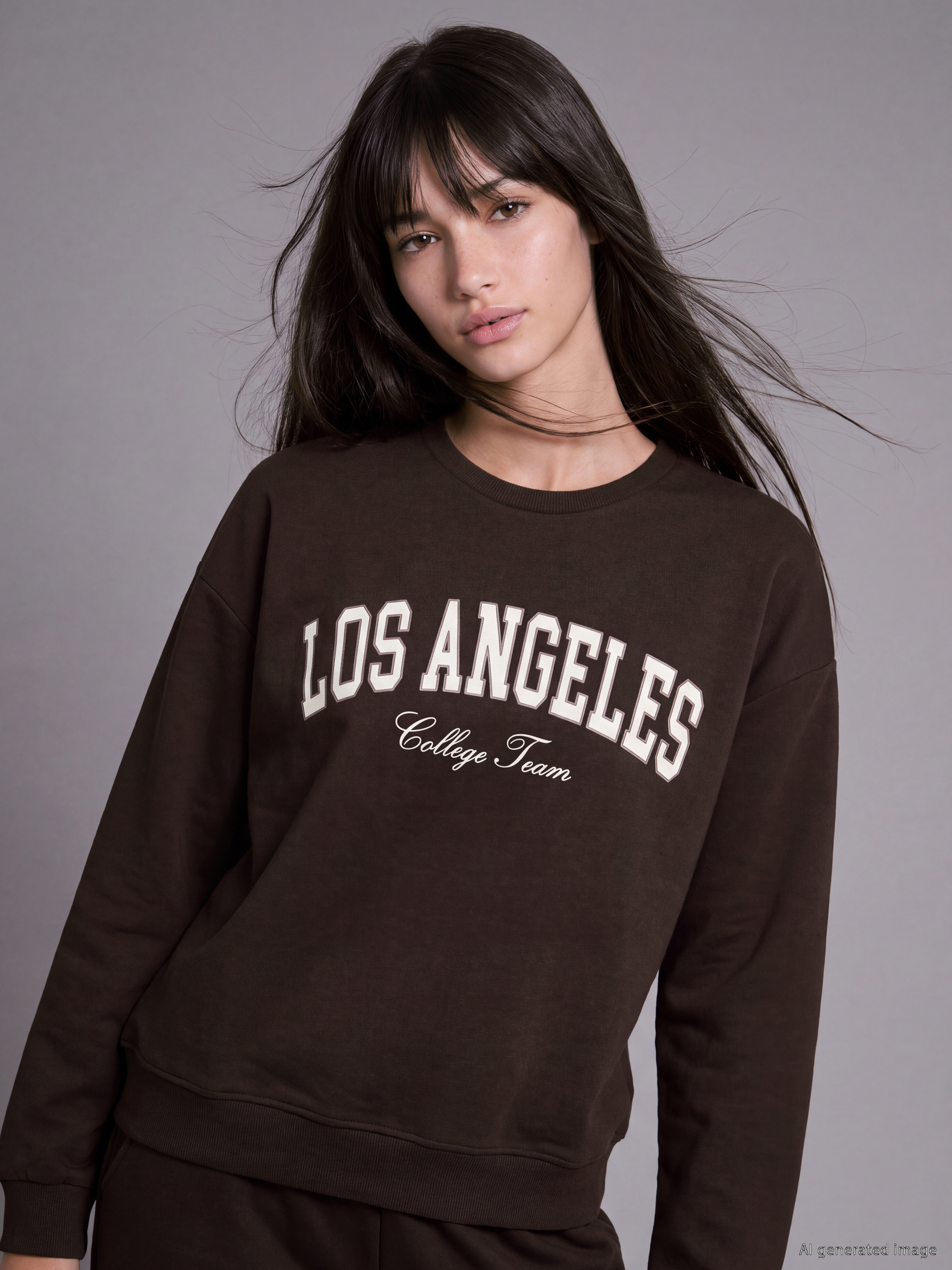 XSIDE Oversize Soft Touch Kadın Sweatshirt