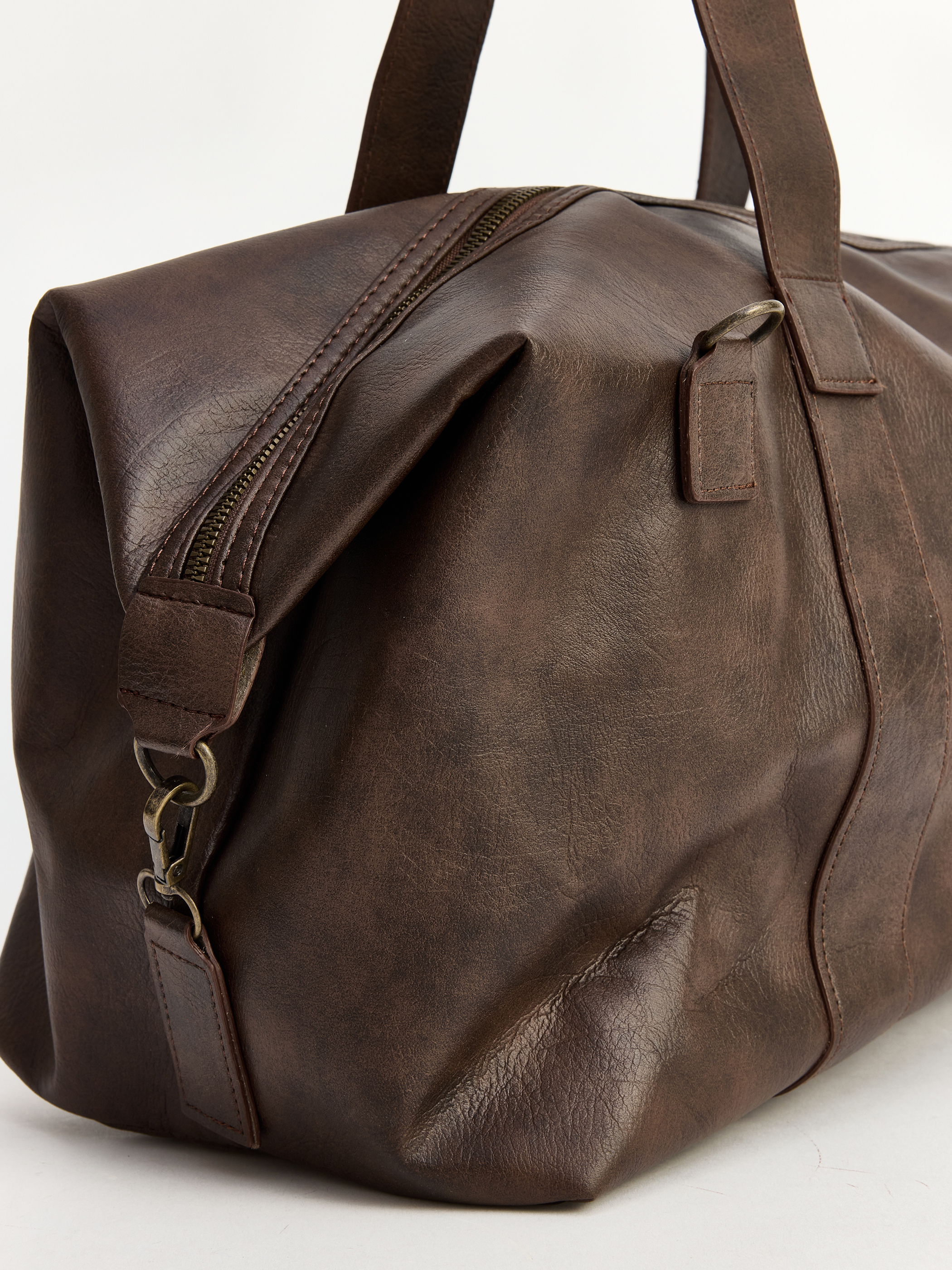 LCW ACCESSORIES Deri Görünümlü Erkek Seyahat Çantası görsel 3