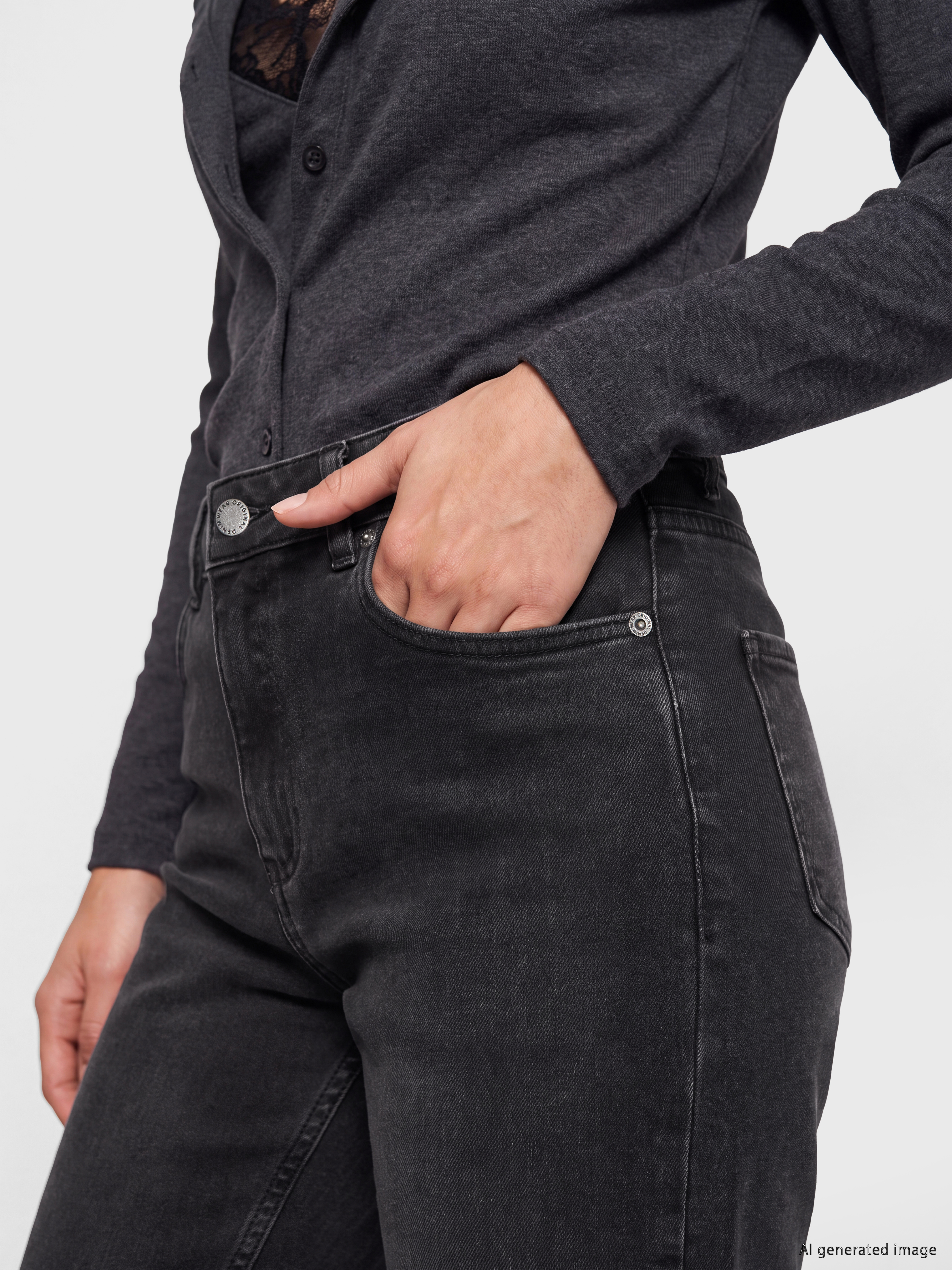 LCW Jeans Slim Fit Kadın Jean Pantolon görsel 3