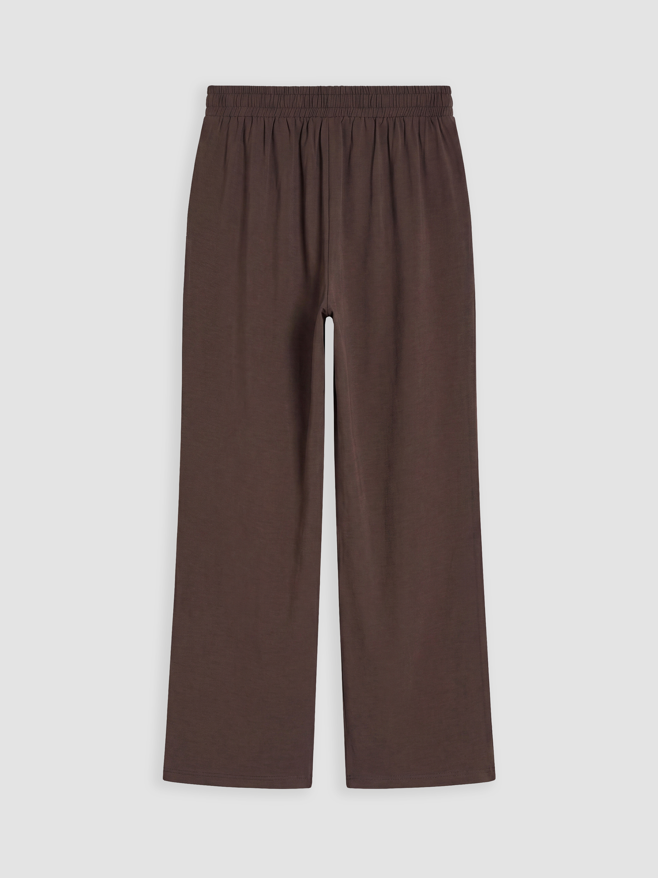 LCW Modest Beli Lastikli Geniş Paça Kadın Pantolon görsel 7