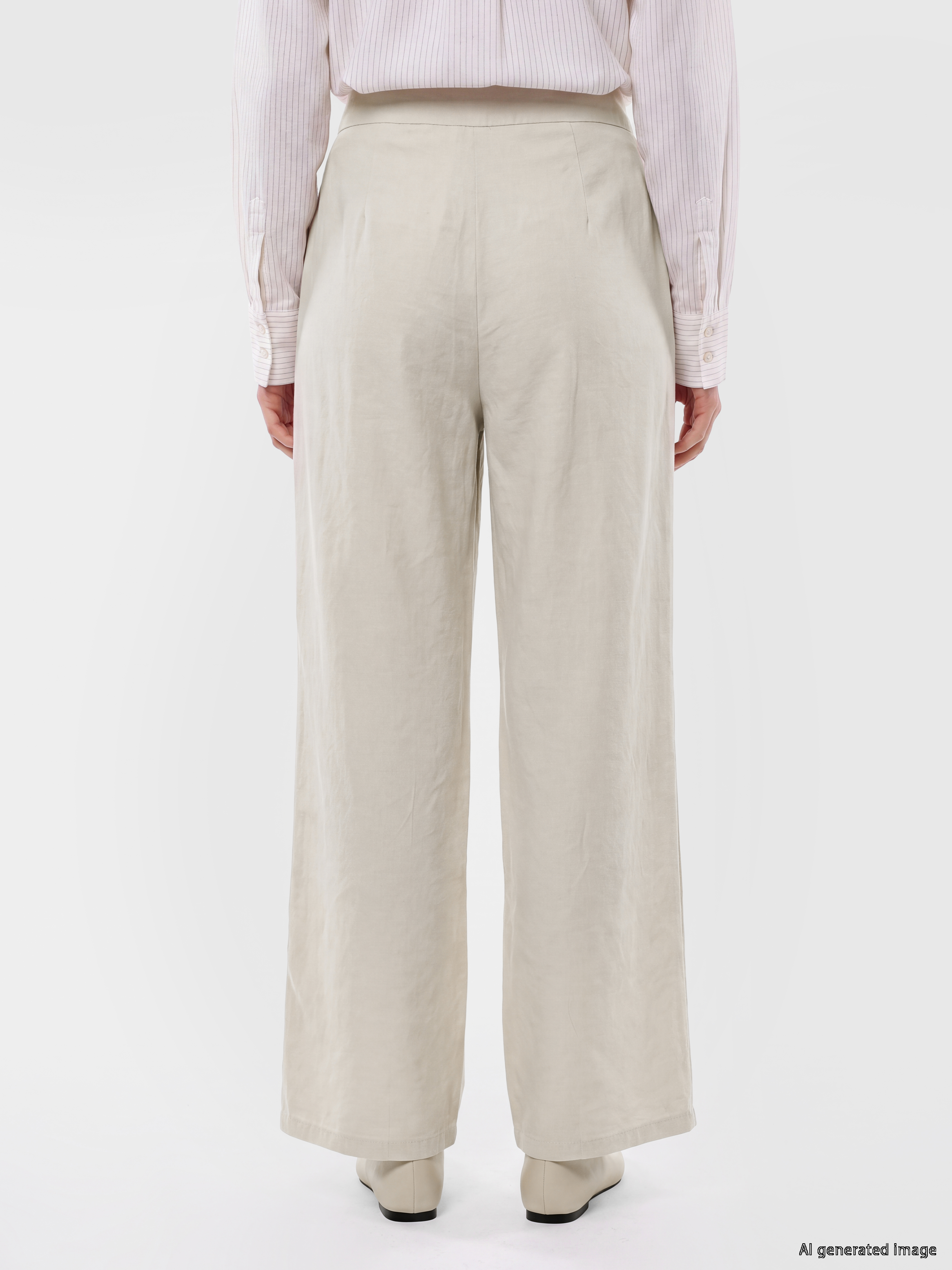 LCW Modest Beli Bağlamalı Modal Karışımlı Kadın Kumaş Pantolon görsel 5