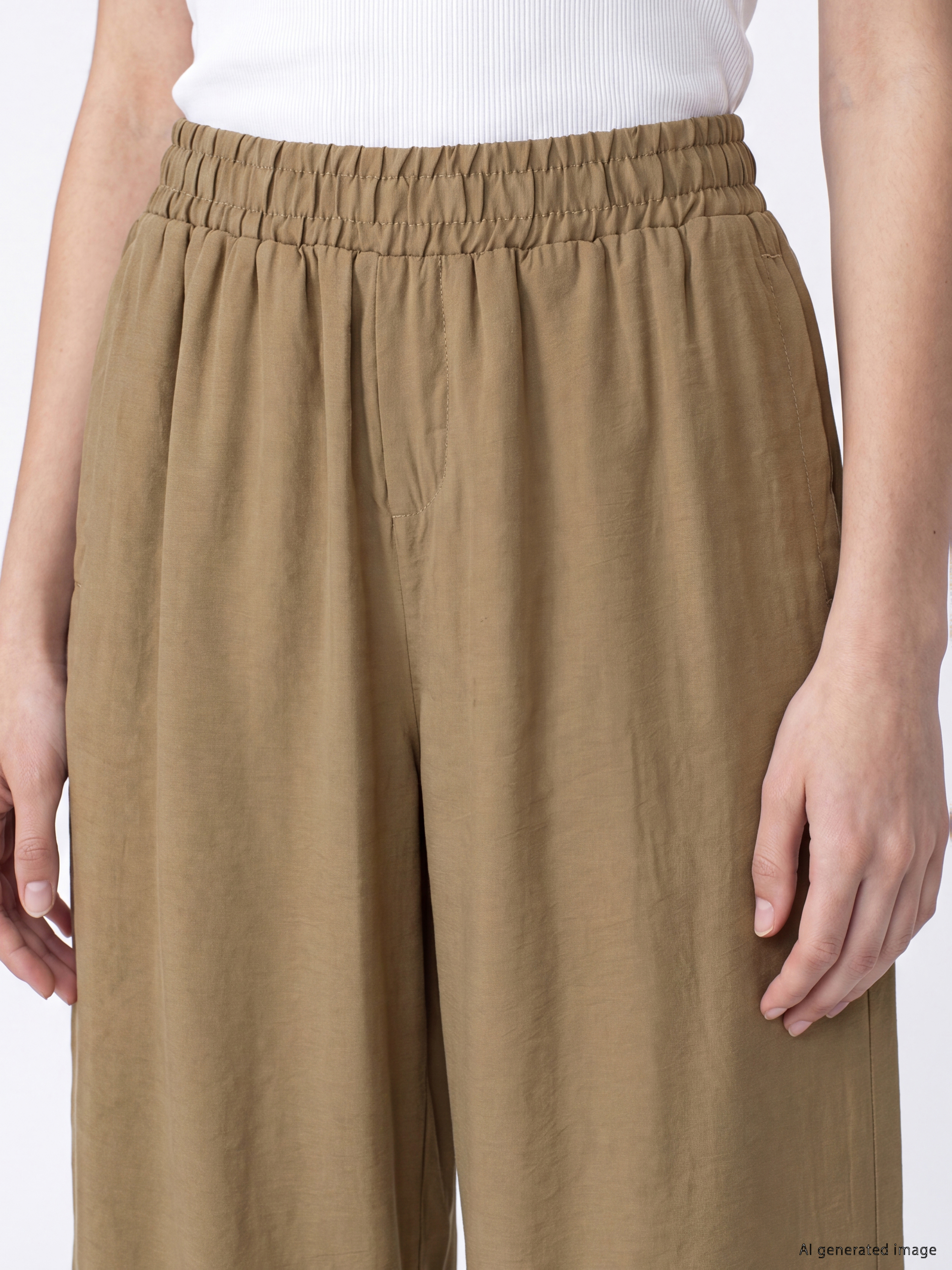 LCW Modest Beli Lastikli Modal Karışımlı Kadın Pantolon görsel 4