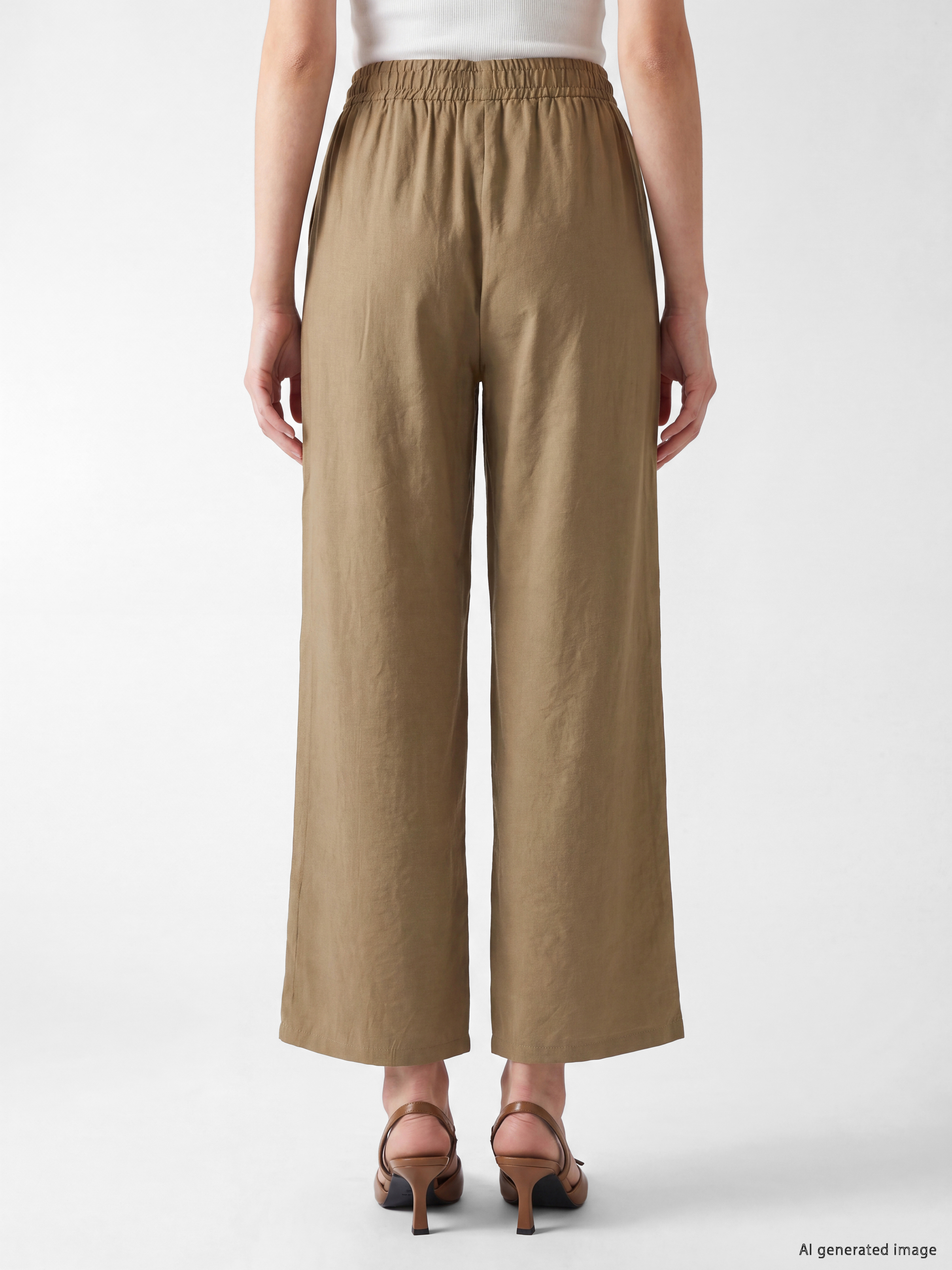 LCW Modest Beli Lastikli Modal Karışımlı Kadın Pantolon görsel 5