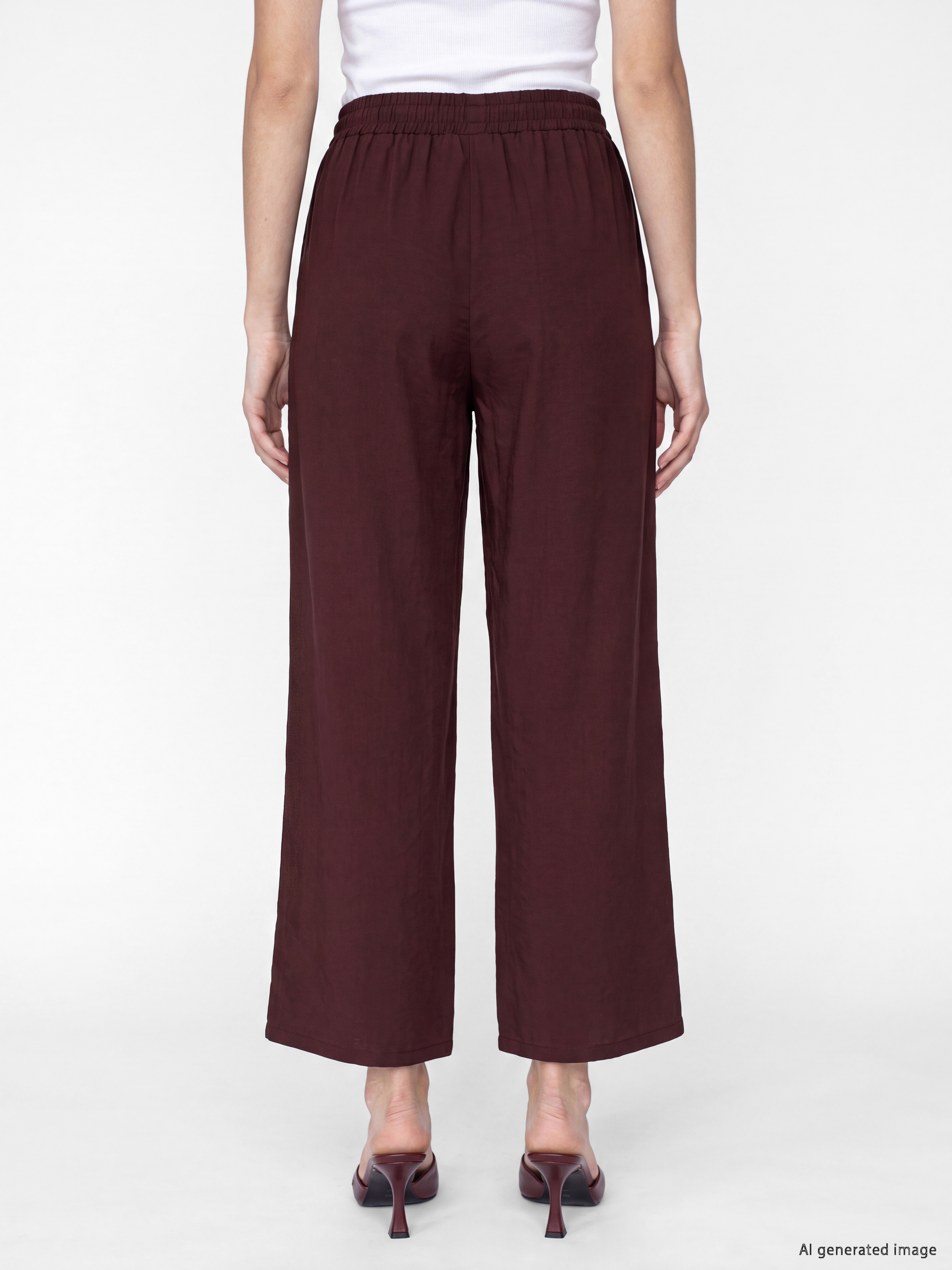 LCW Modest Beli Lastikli Modal Karışımlı Kadın Pantolon görsel 5