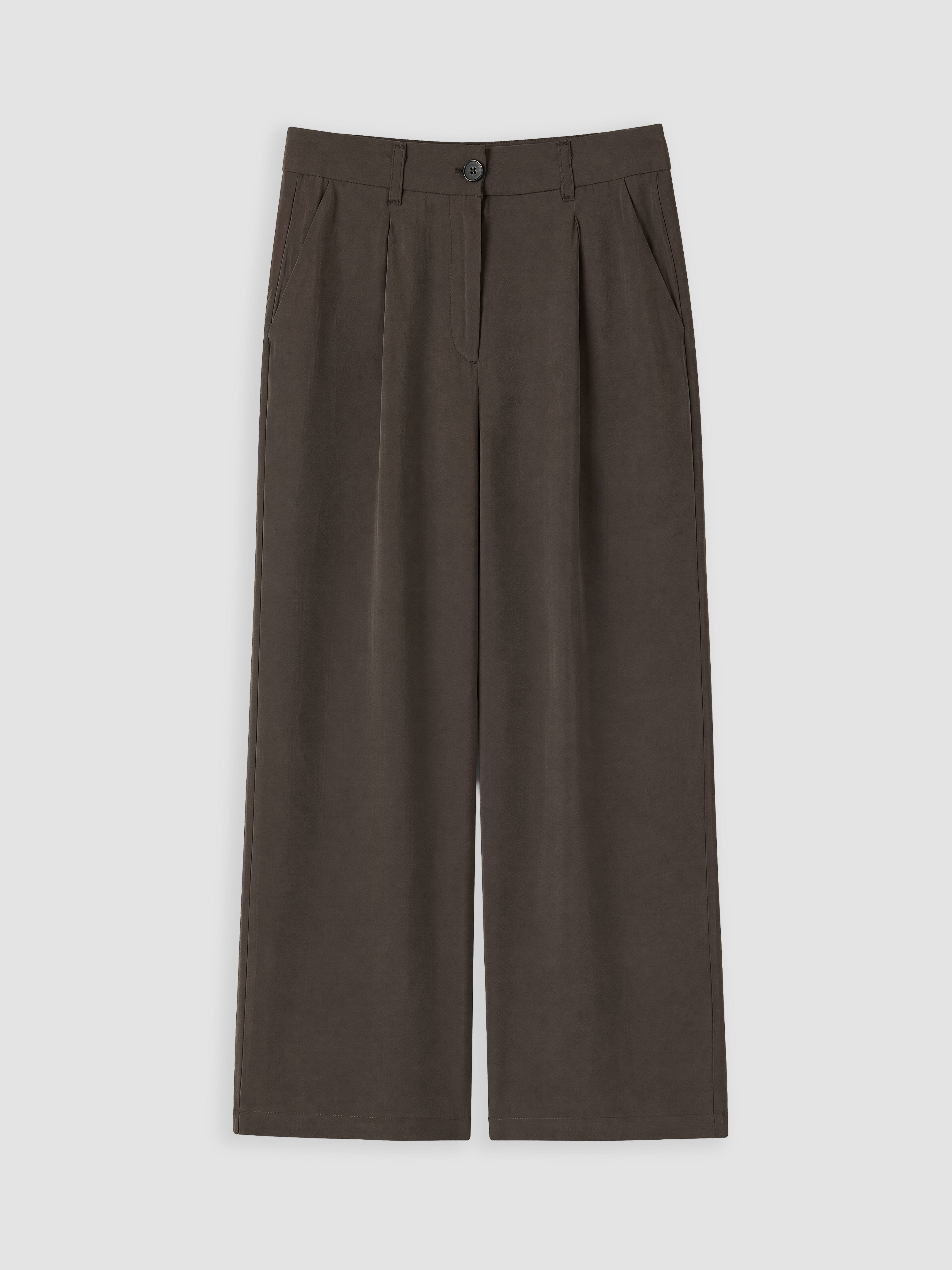LCW Modest Regular Fit Modal Karışımlı Kadın Pileli Pantolon görsel 6