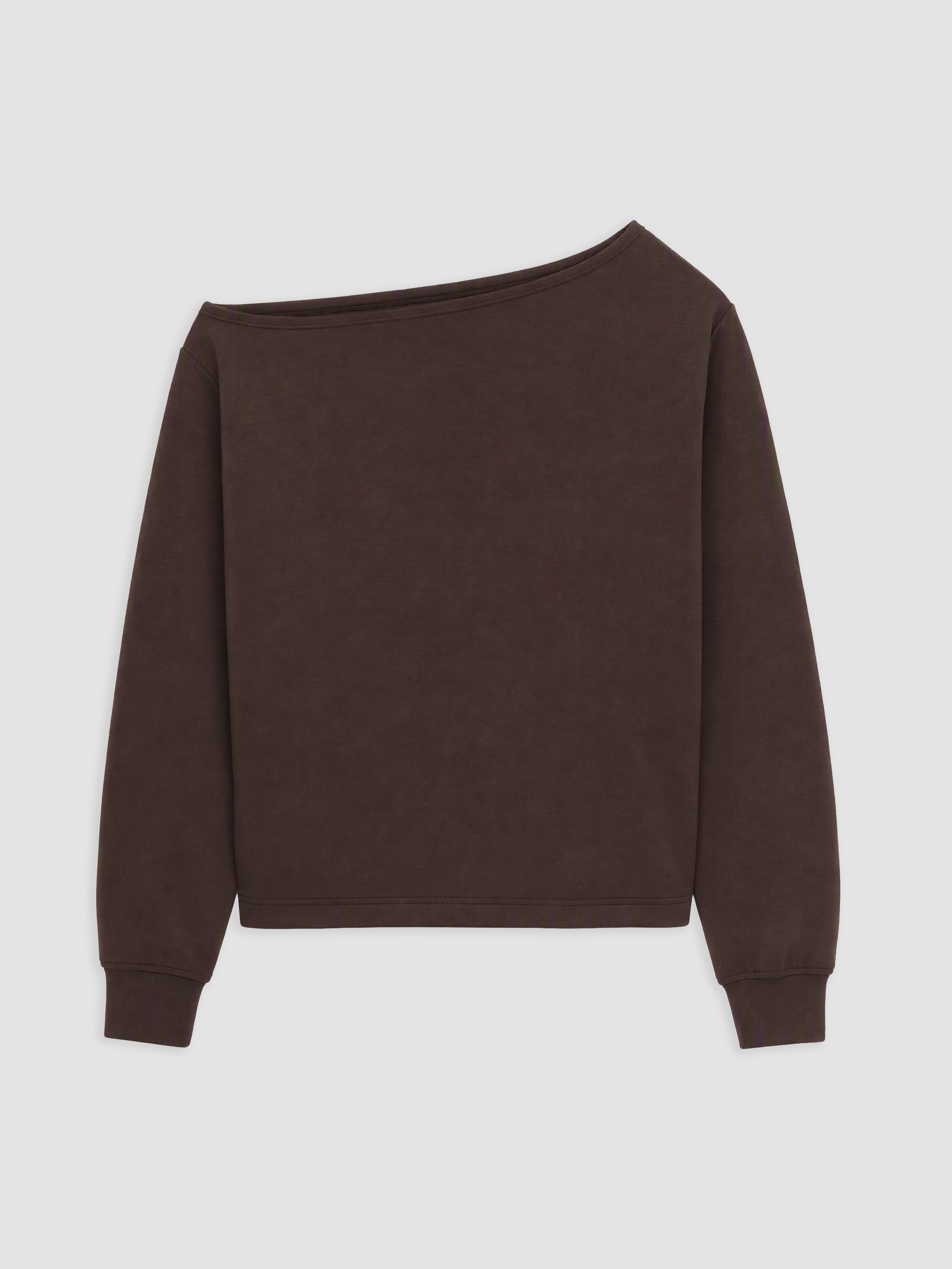 XSIDE Kayık Yaka Soft Touch Kadın Sweatshirt görsel 5