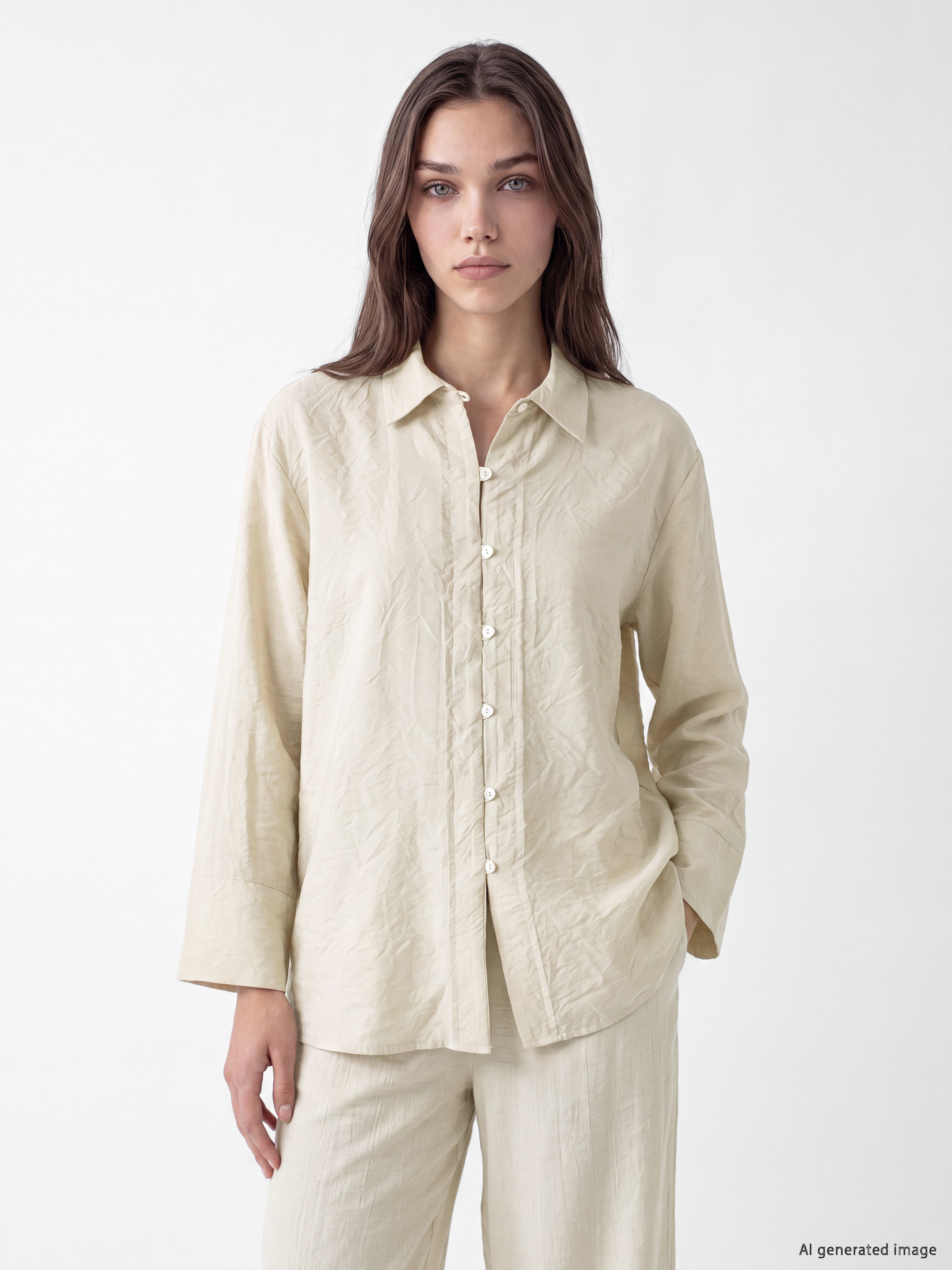 LCW Modest Modal Karışımlı Kadın Gömlek Tunik