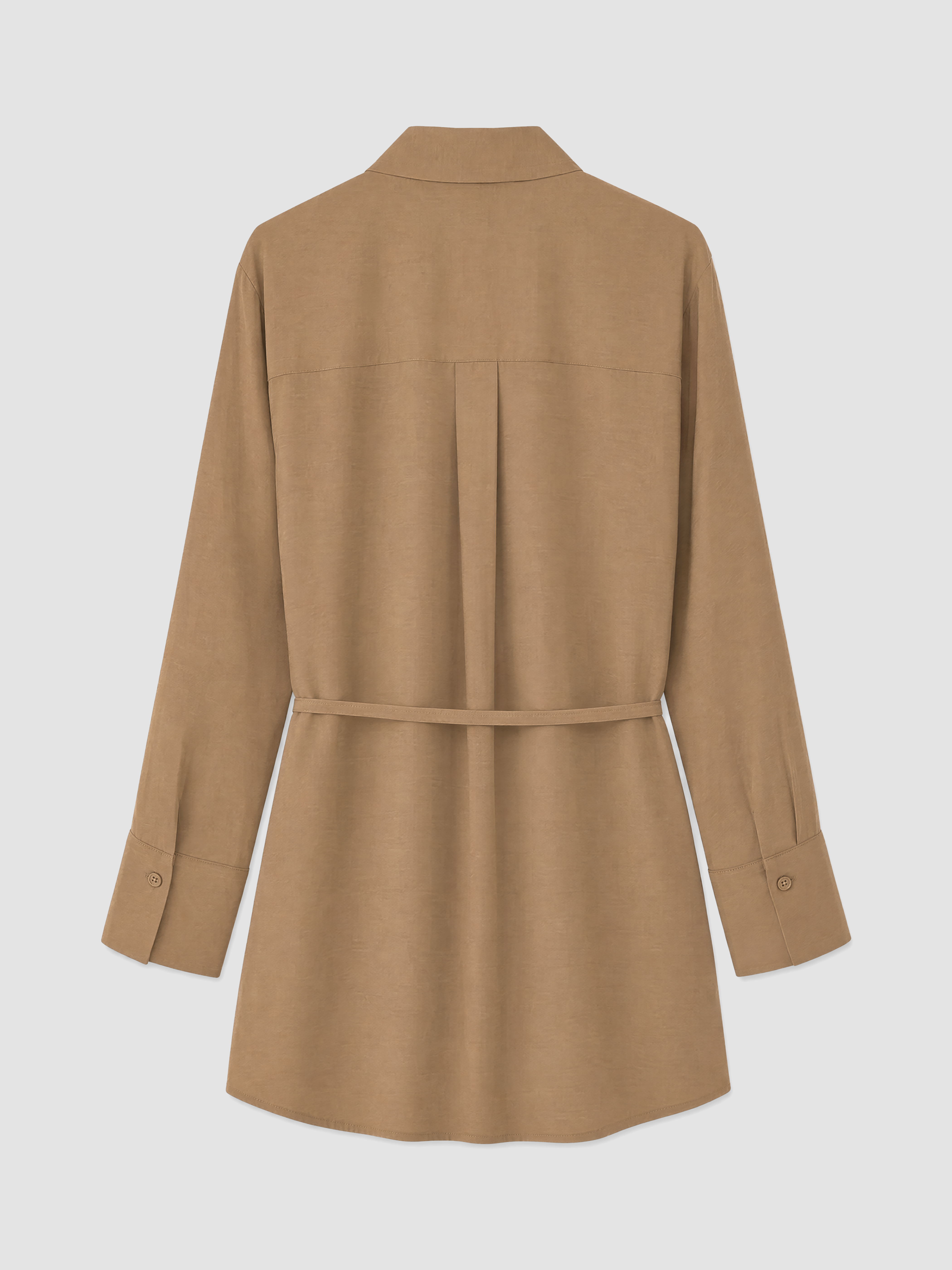 LCW Modest Modal Karışımlı Bağlamalı Kadın Gömlek Tunik görsel 8