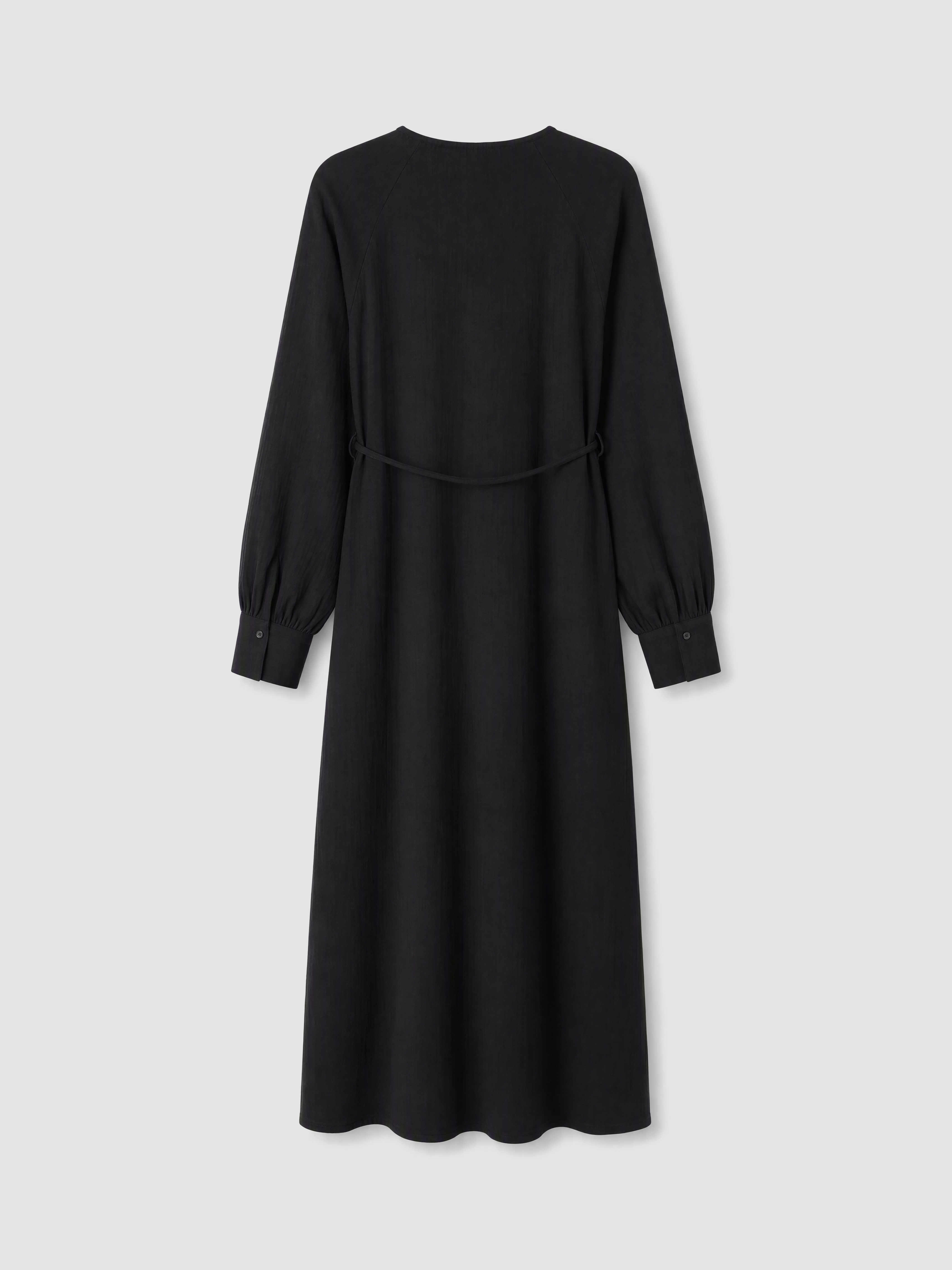 LCW Modest Bisiklet Yaka Müslin Elbise görsel 7