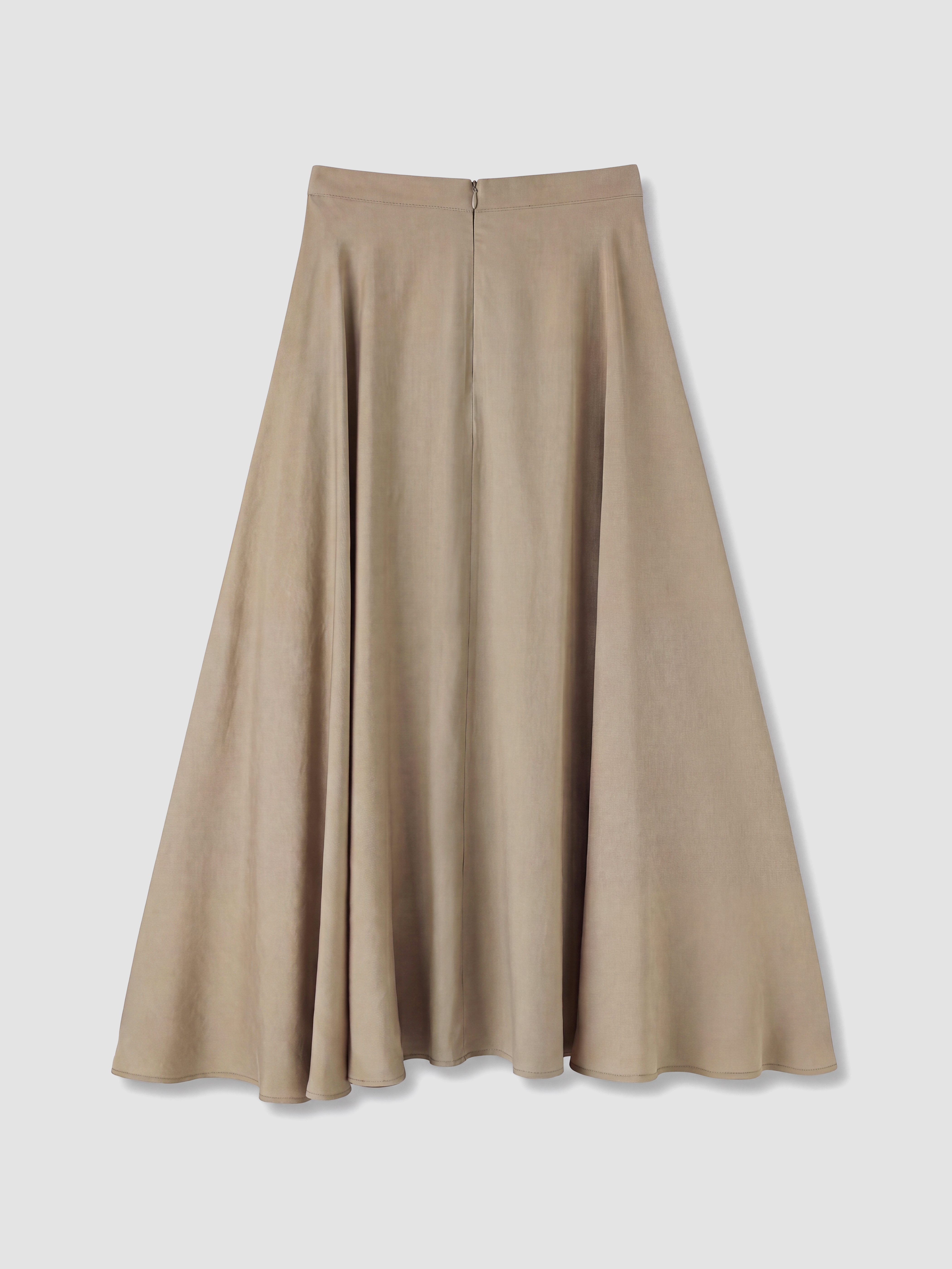 LCW Modest Beli Fermuarlı Kloş Etek görsel 7