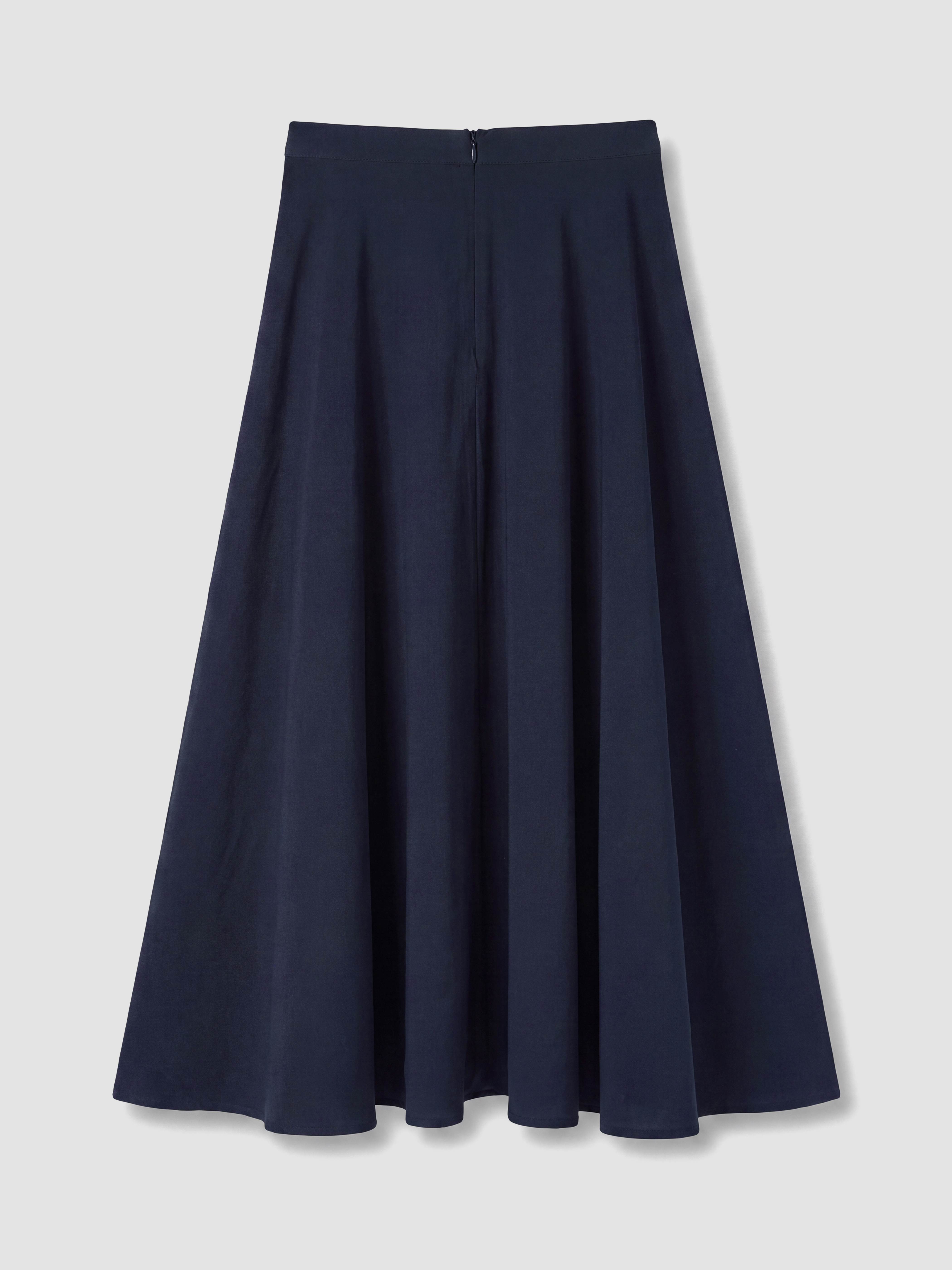 LCW Modest Beli Fermuarlı Kloş Etek görsel 7