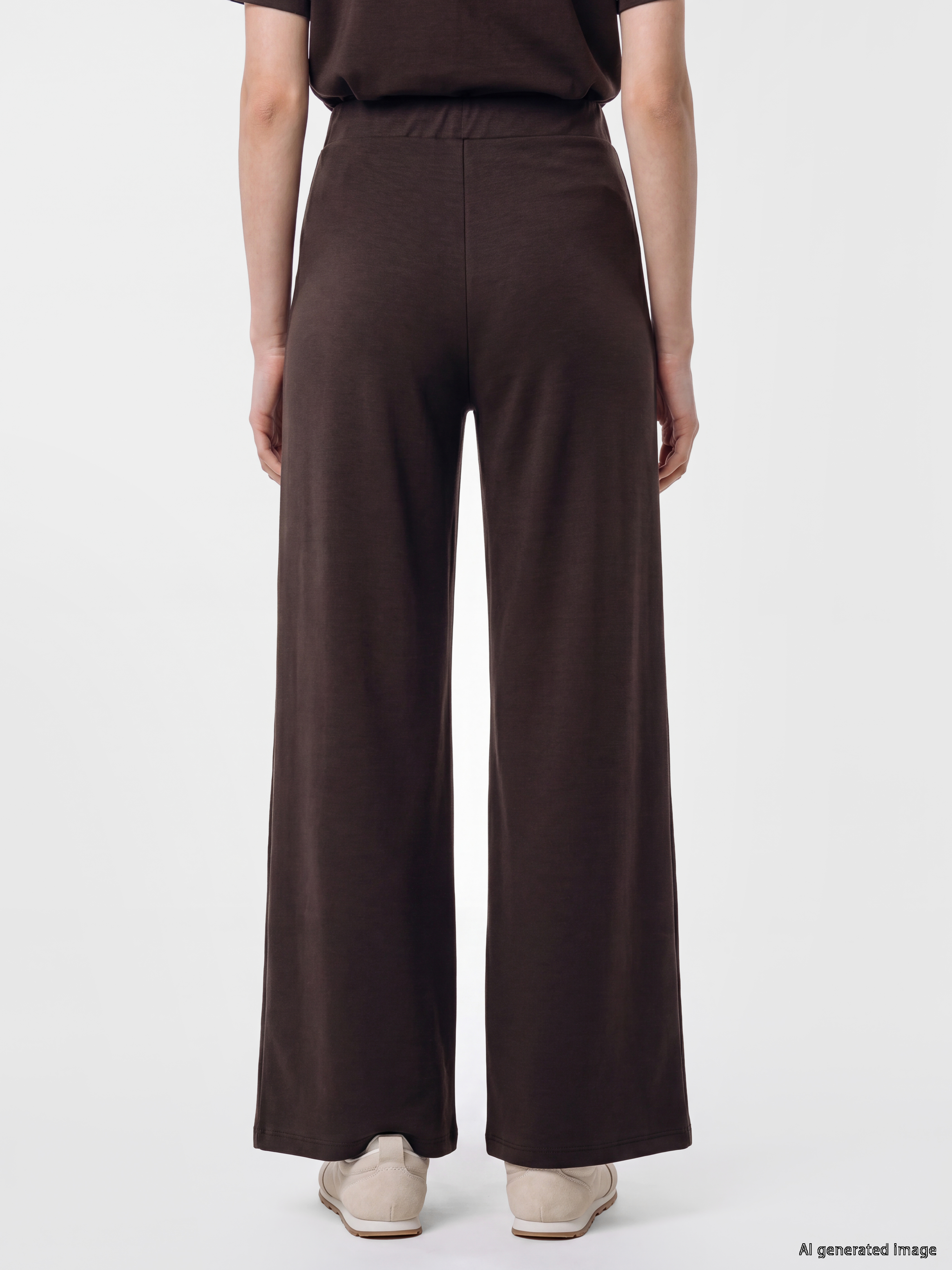 LCW Comfort Taşlı Geniş Paça Kadın Eşofman Altı görsel 4