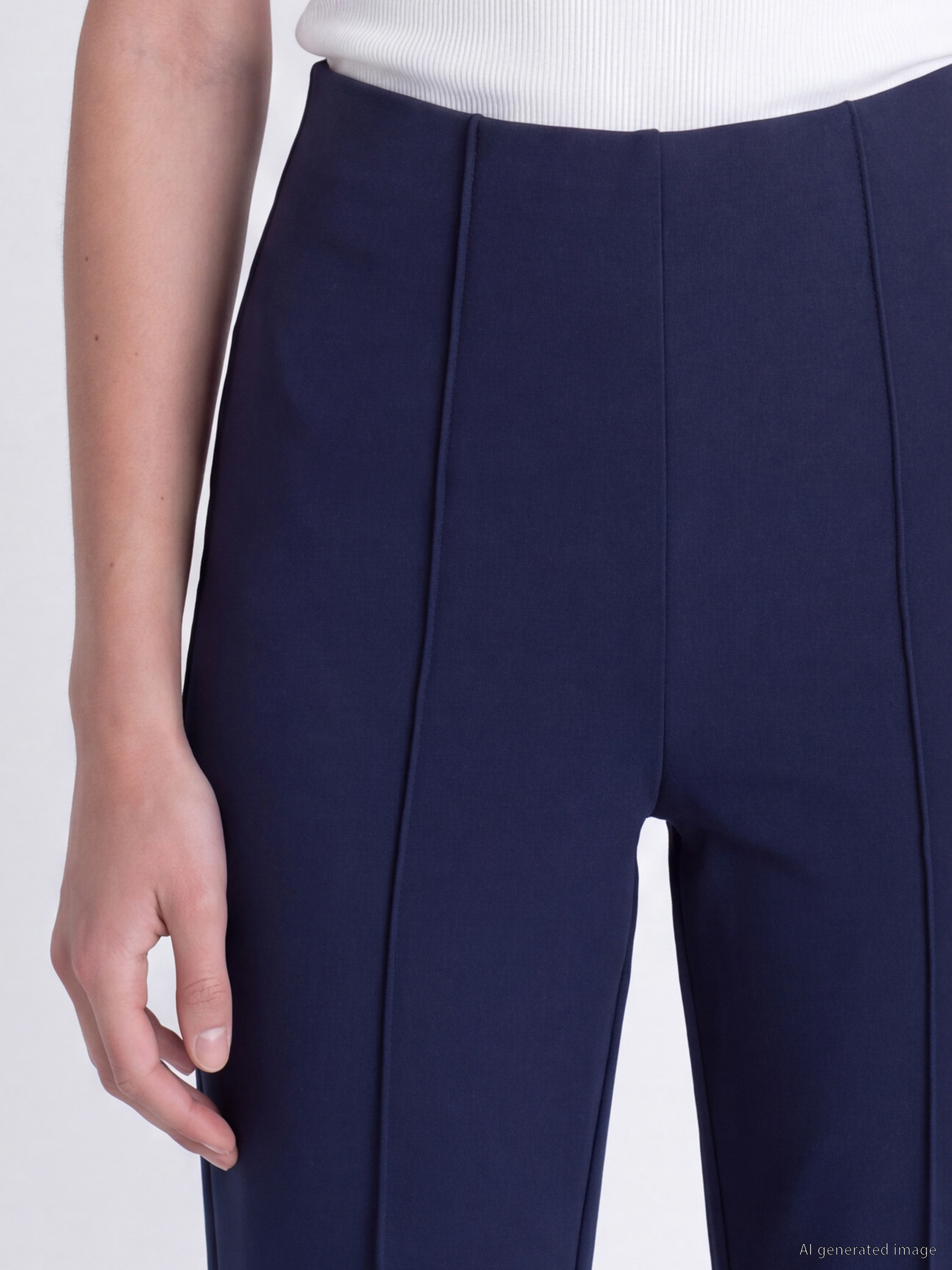 LCW Modest Yüksek Bel Dar Fit Kadın Pantolon görsel 3