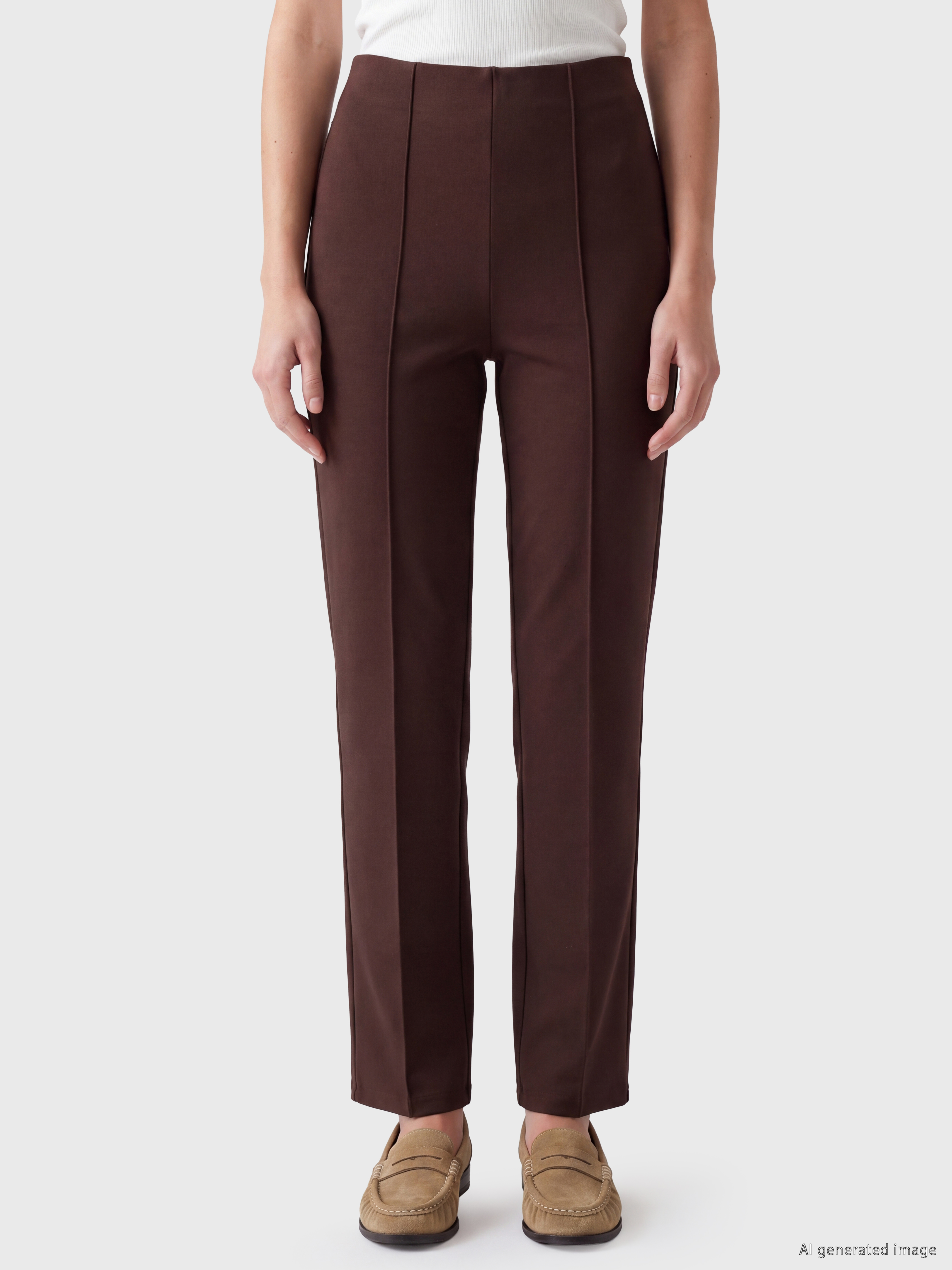 LCW Modest Yüksek Bel Dar Fit Kadın Pantolon görsel 2