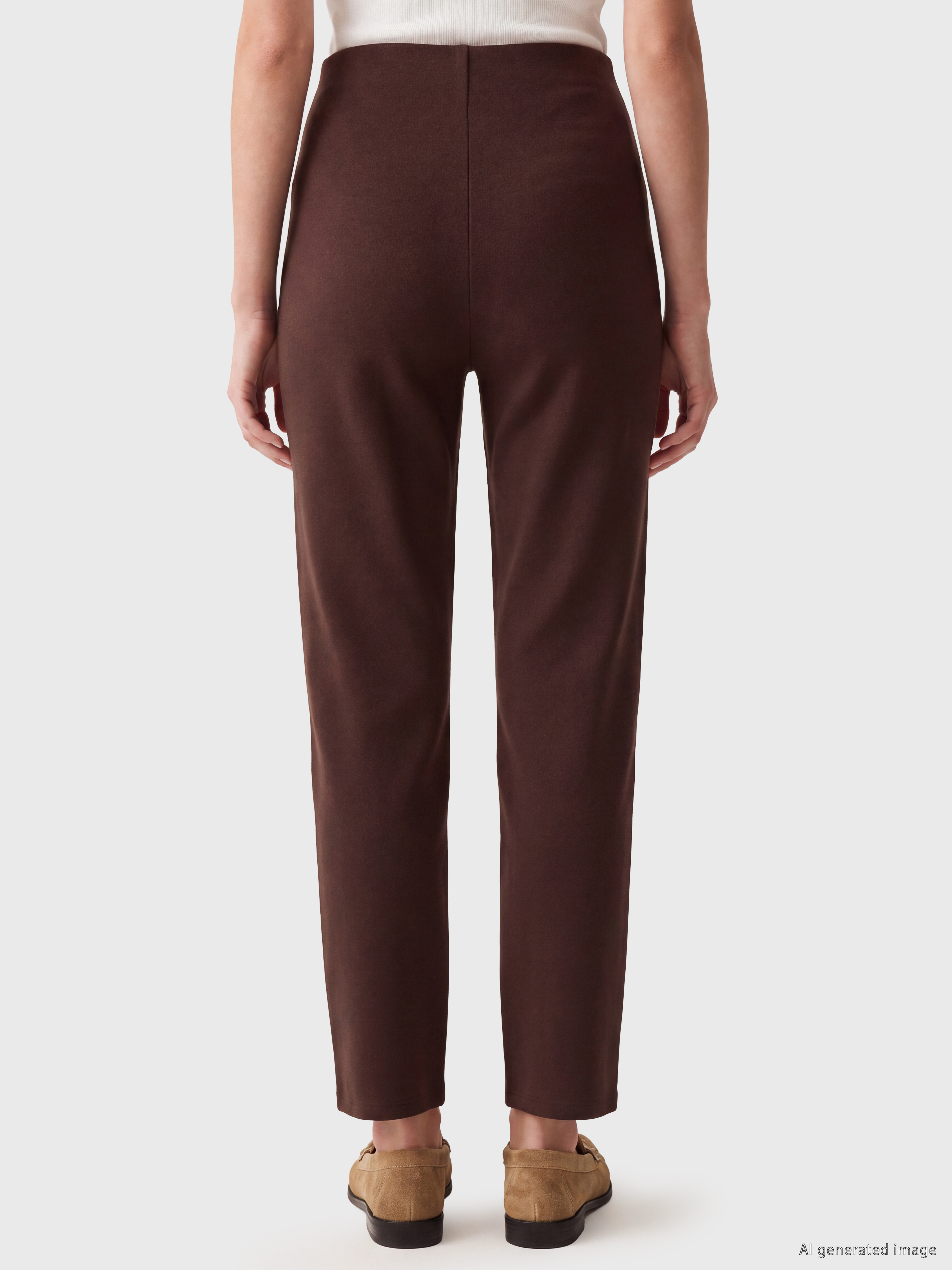 LCW Modest Yüksek Bel Dar Fit Kadın Pantolon görsel 4