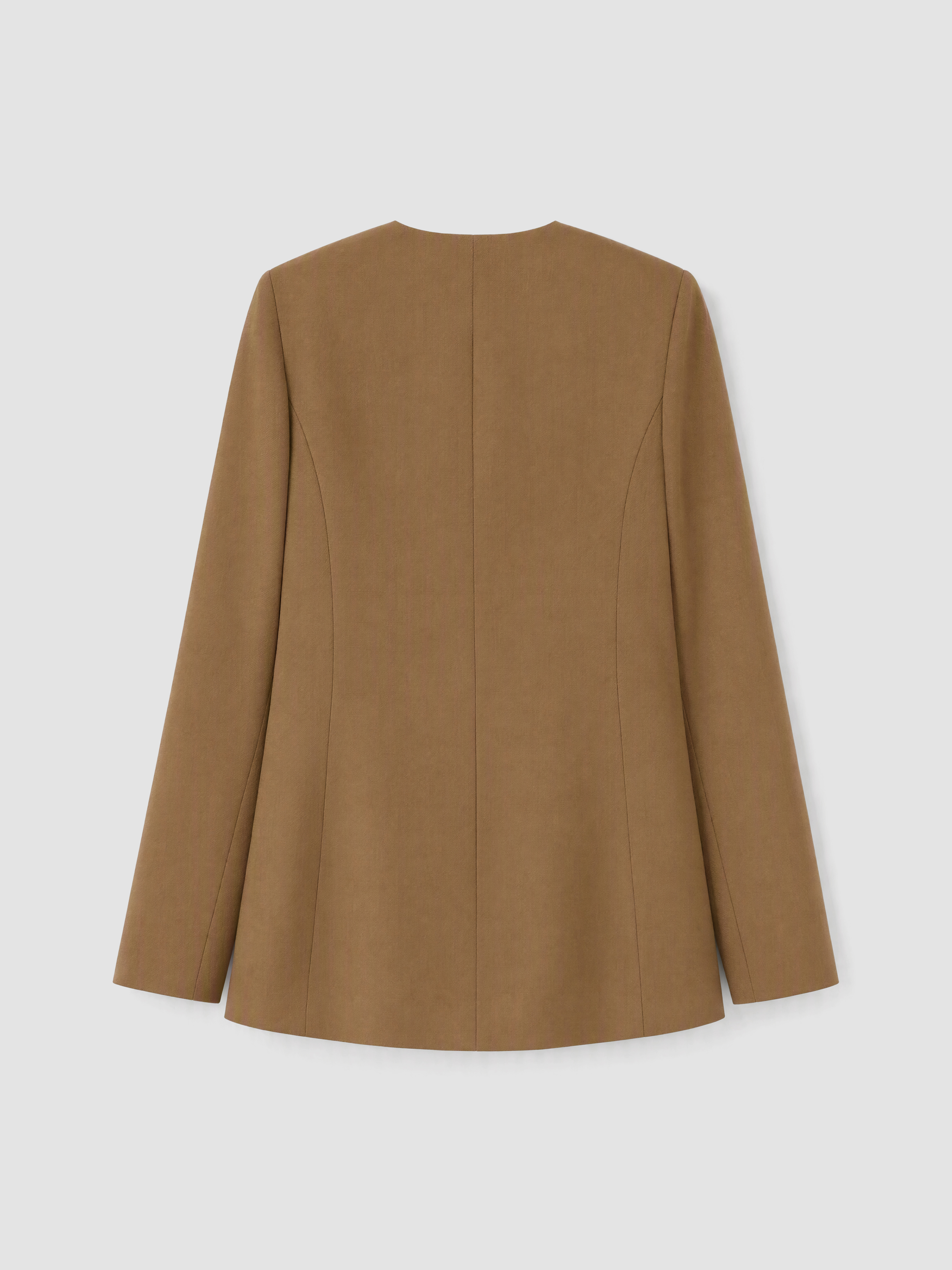 LCW Modest Kruvaze Yaka Kadın Blazer Ceket görsel 8