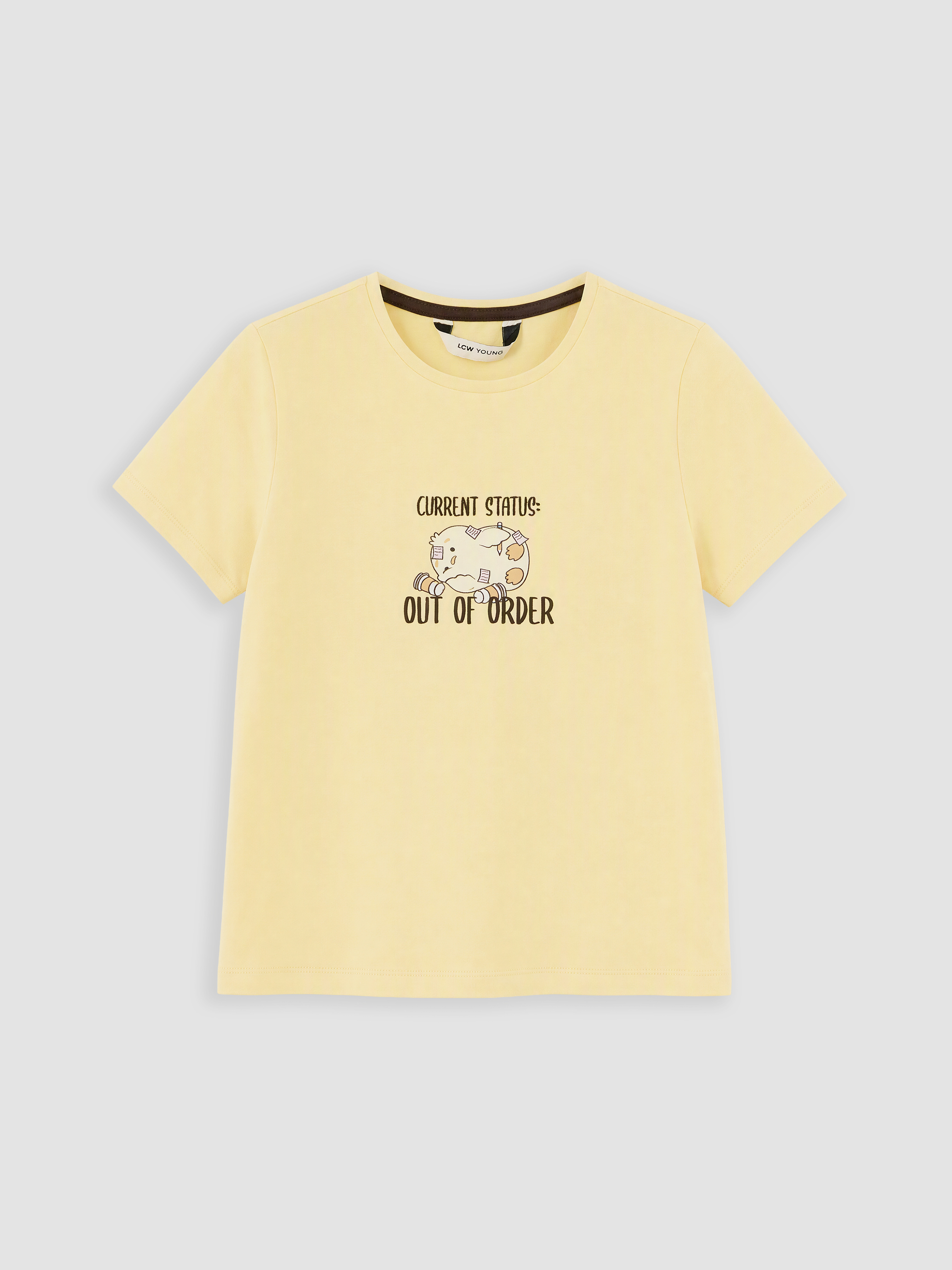 LCW Young Baskılı Kadın Şortlu Pijama Takımı görsel 4