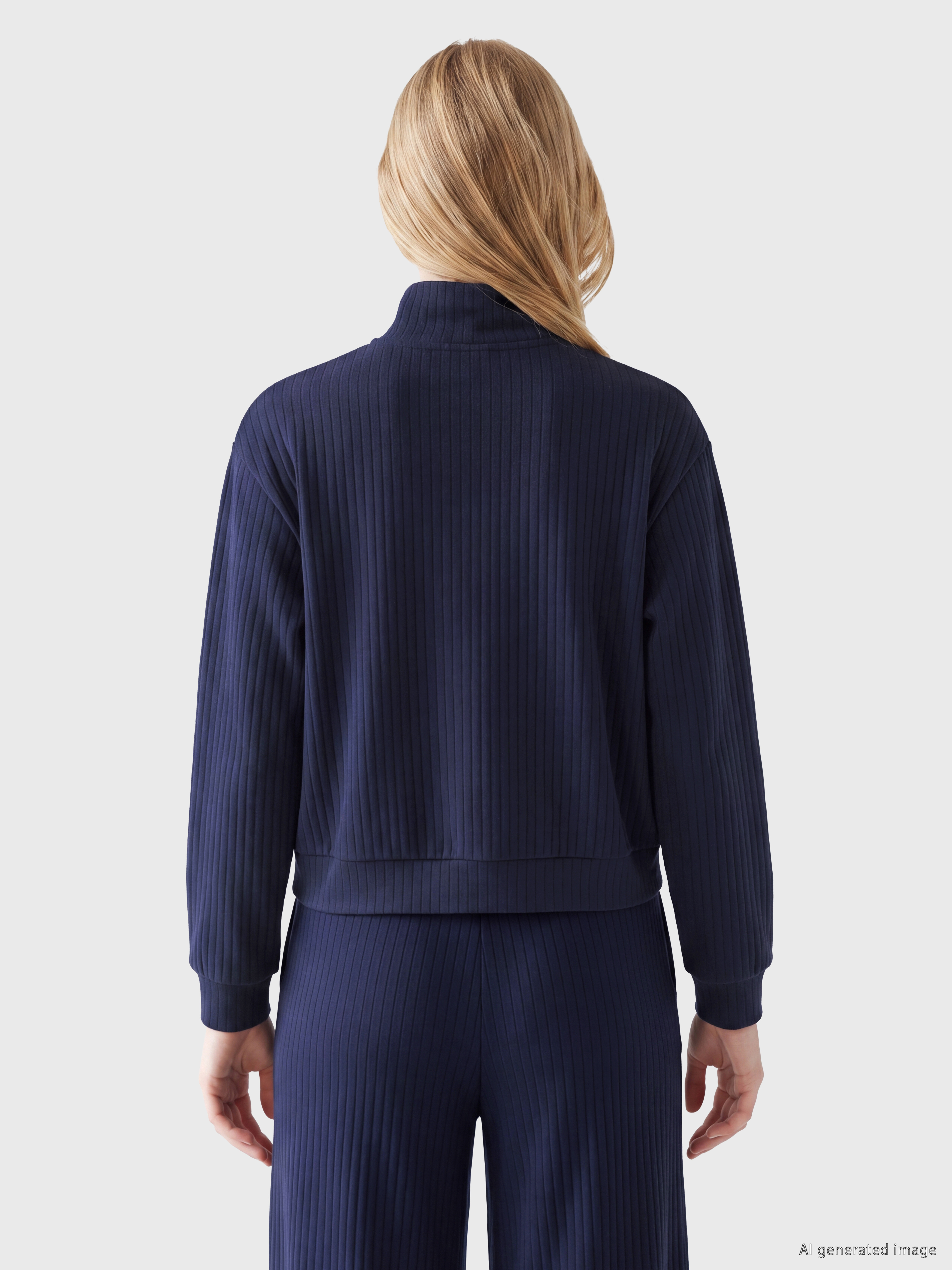 XSIDE Soft Touch Oversize Kadın Sweatshirt görsel 4