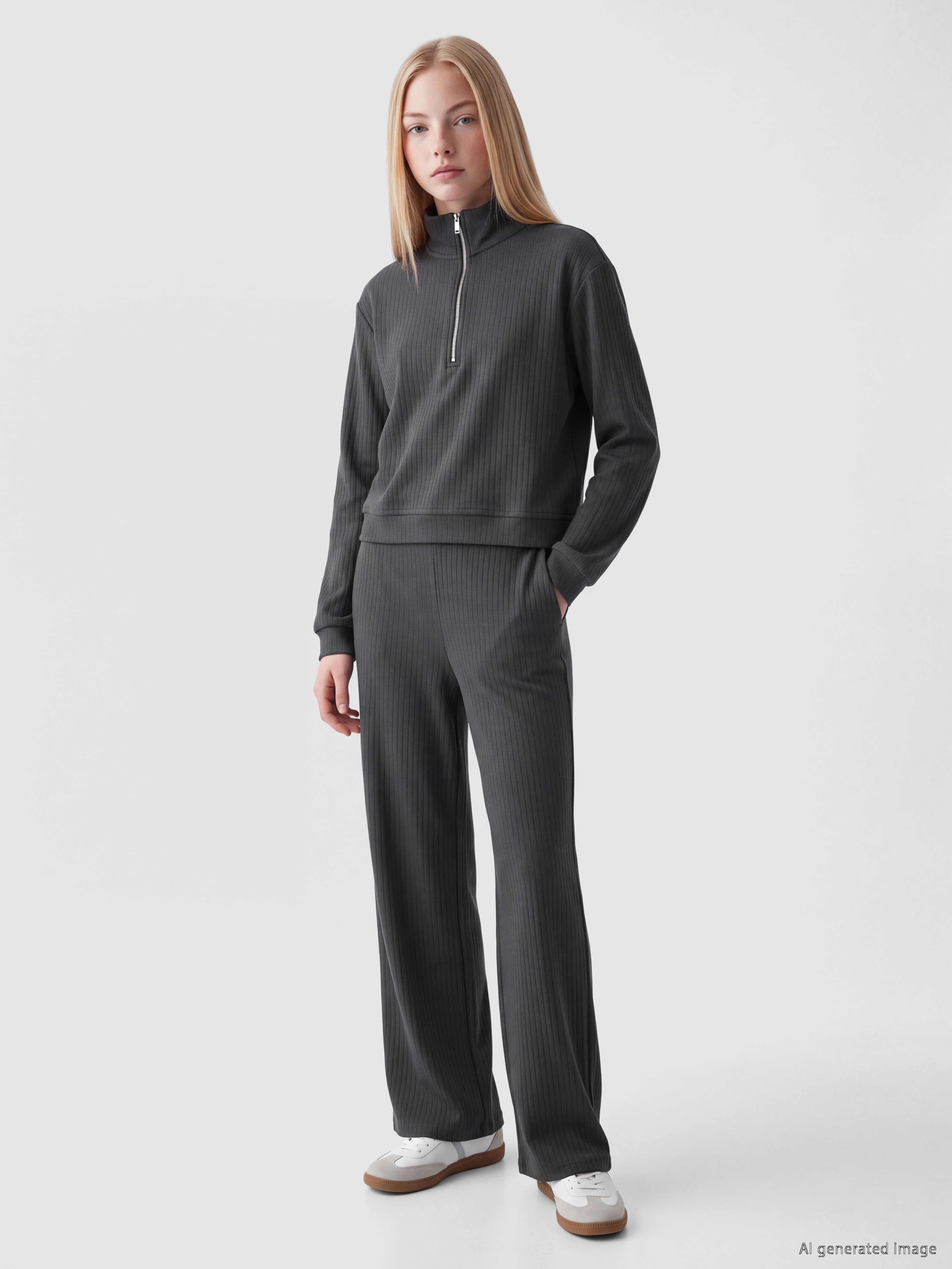 XSIDE Soft Touch Oversize Kadın Sweatshirt görsel 2