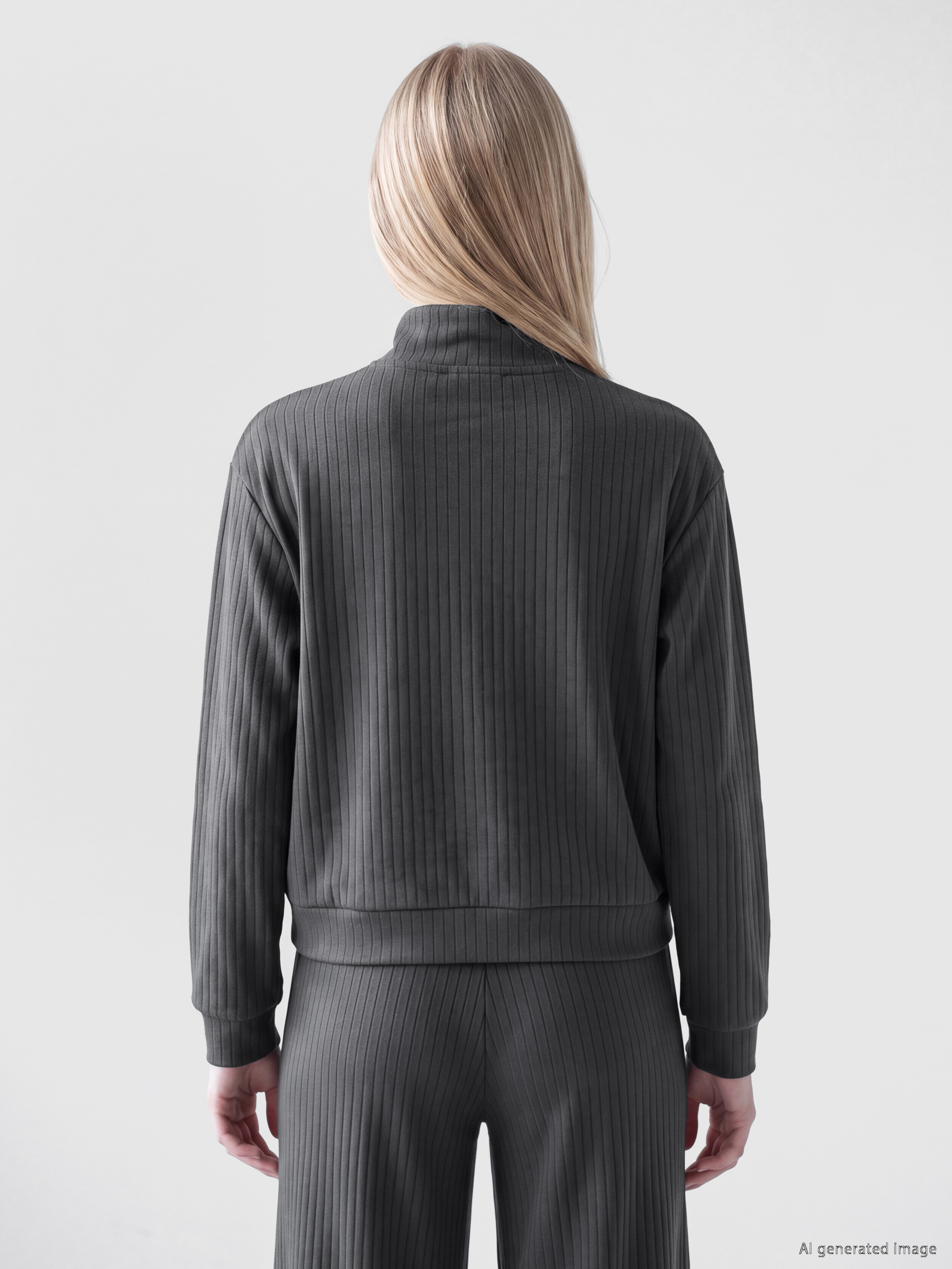 XSIDE Soft Touch Oversize Kadın Sweatshirt görsel 4
