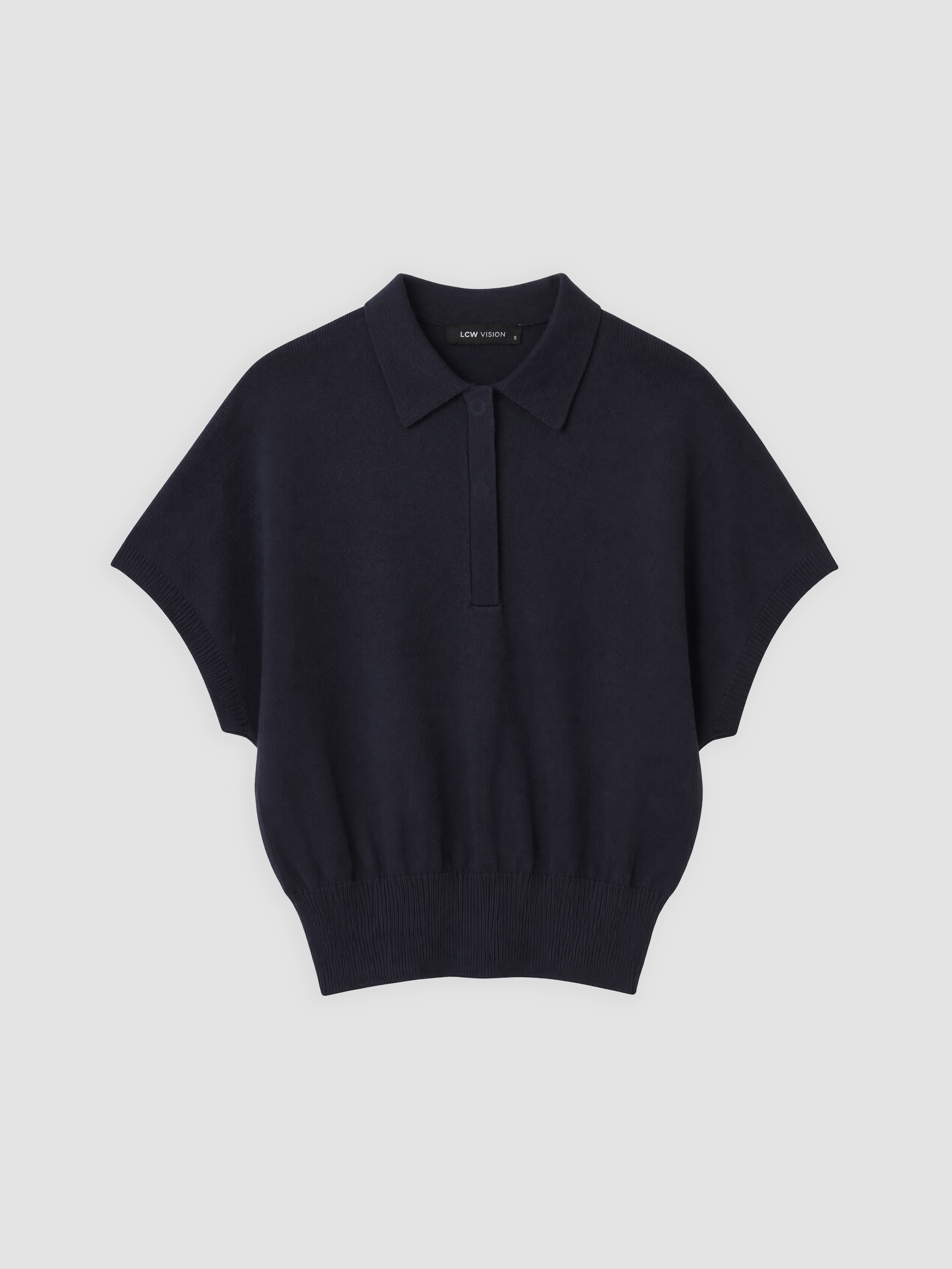 LCW Vision Polo Yaka Kadın Triko Kazak görsel 5