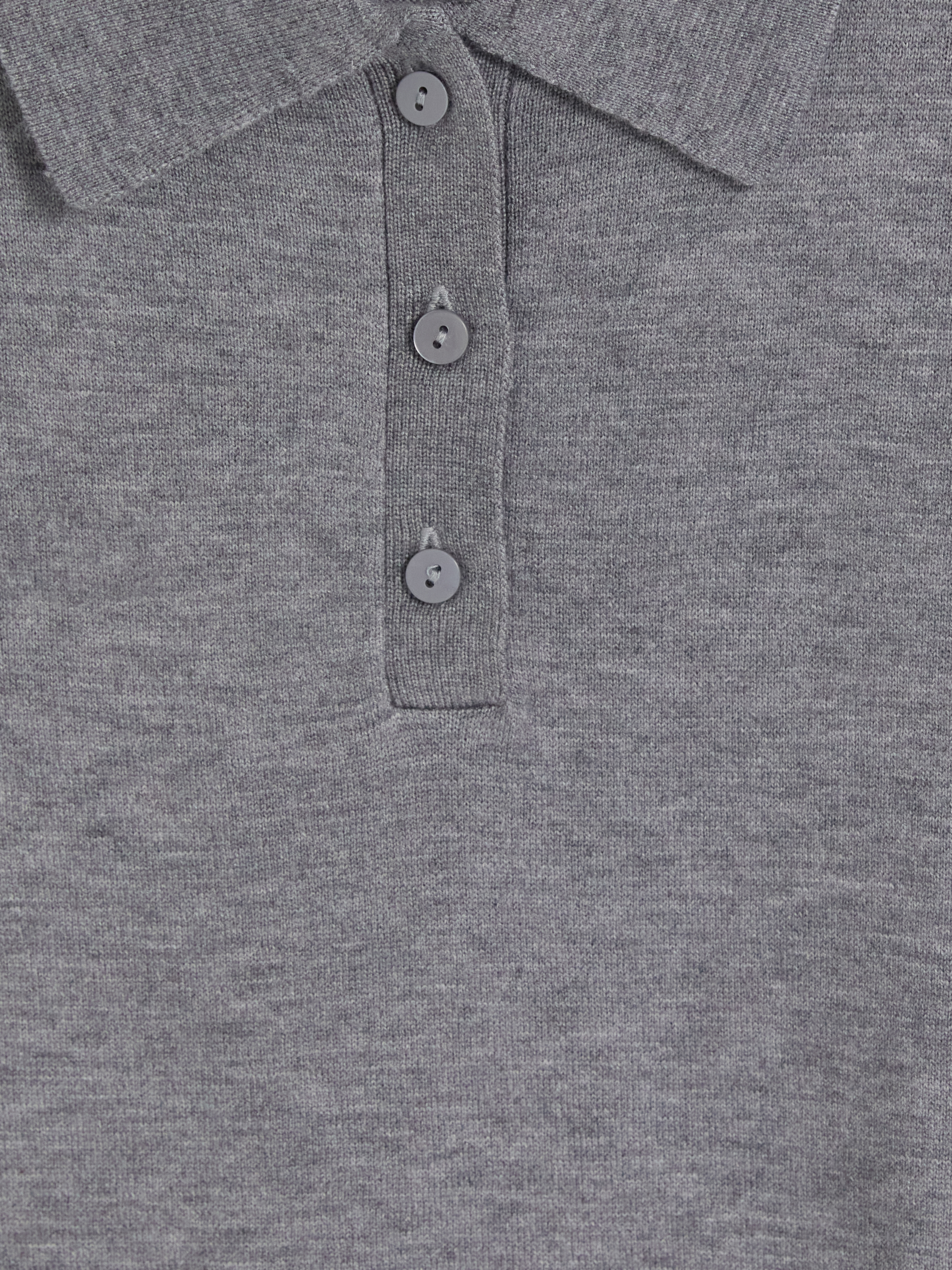 LCW Modest Polo Yaka Kadın Triko Kazak görsel 6