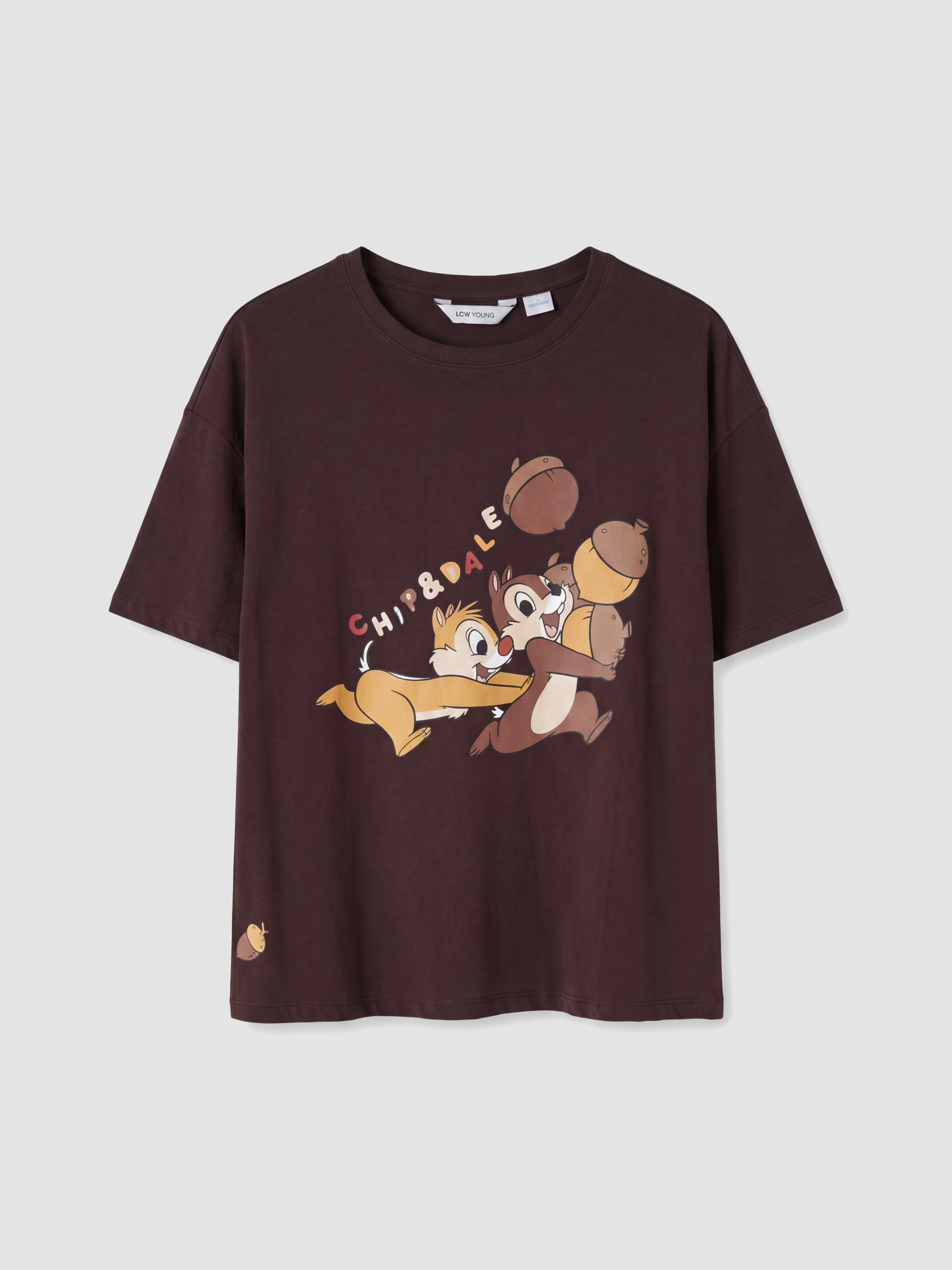 LCW Young Chip and Dale Baskılı Kadın Şortlu Pijama Takımı görsel 6