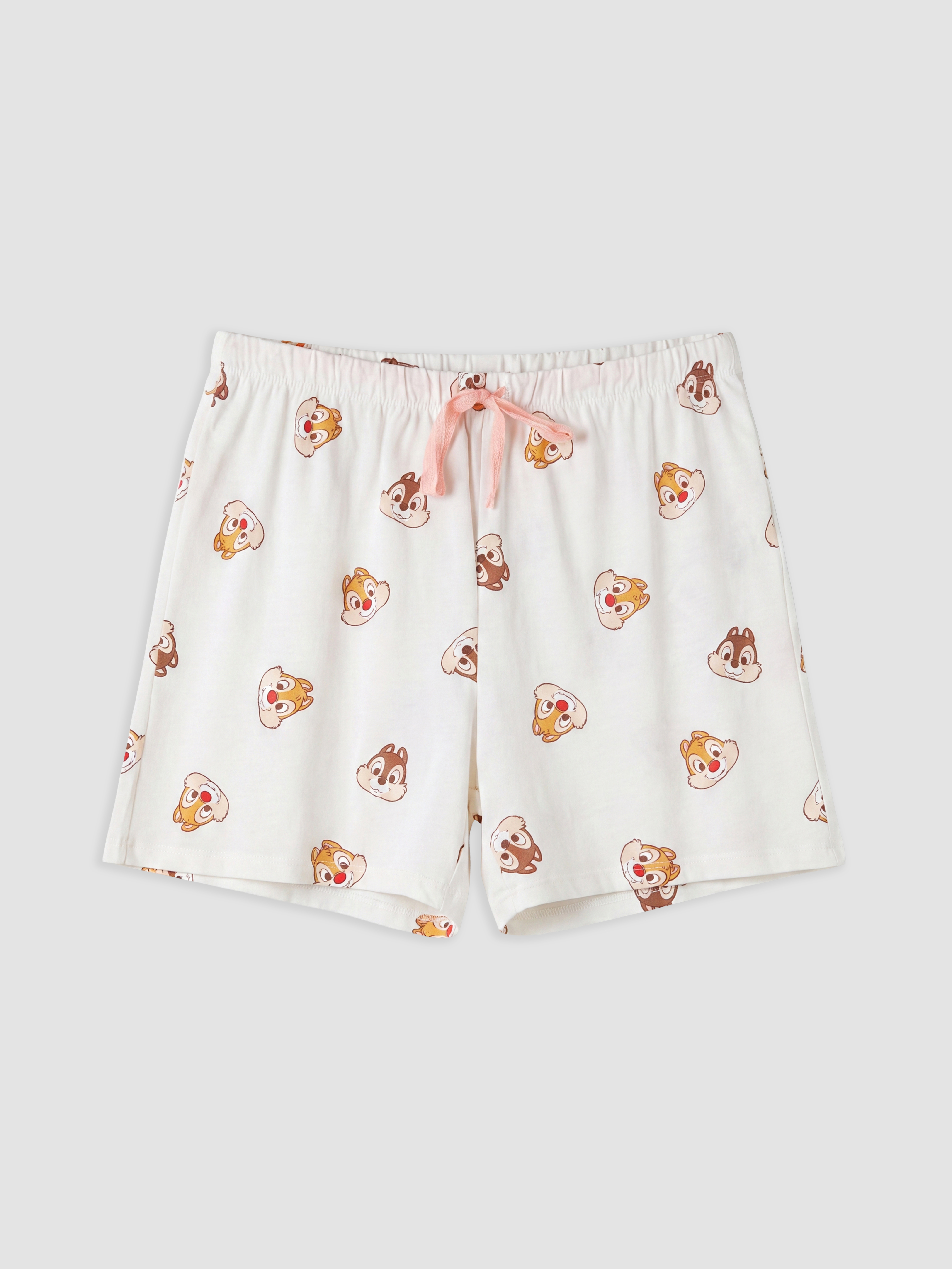LCW Young Chip and Dale Baskılı Kadın Şortlu Pijama Takımı görsel 8