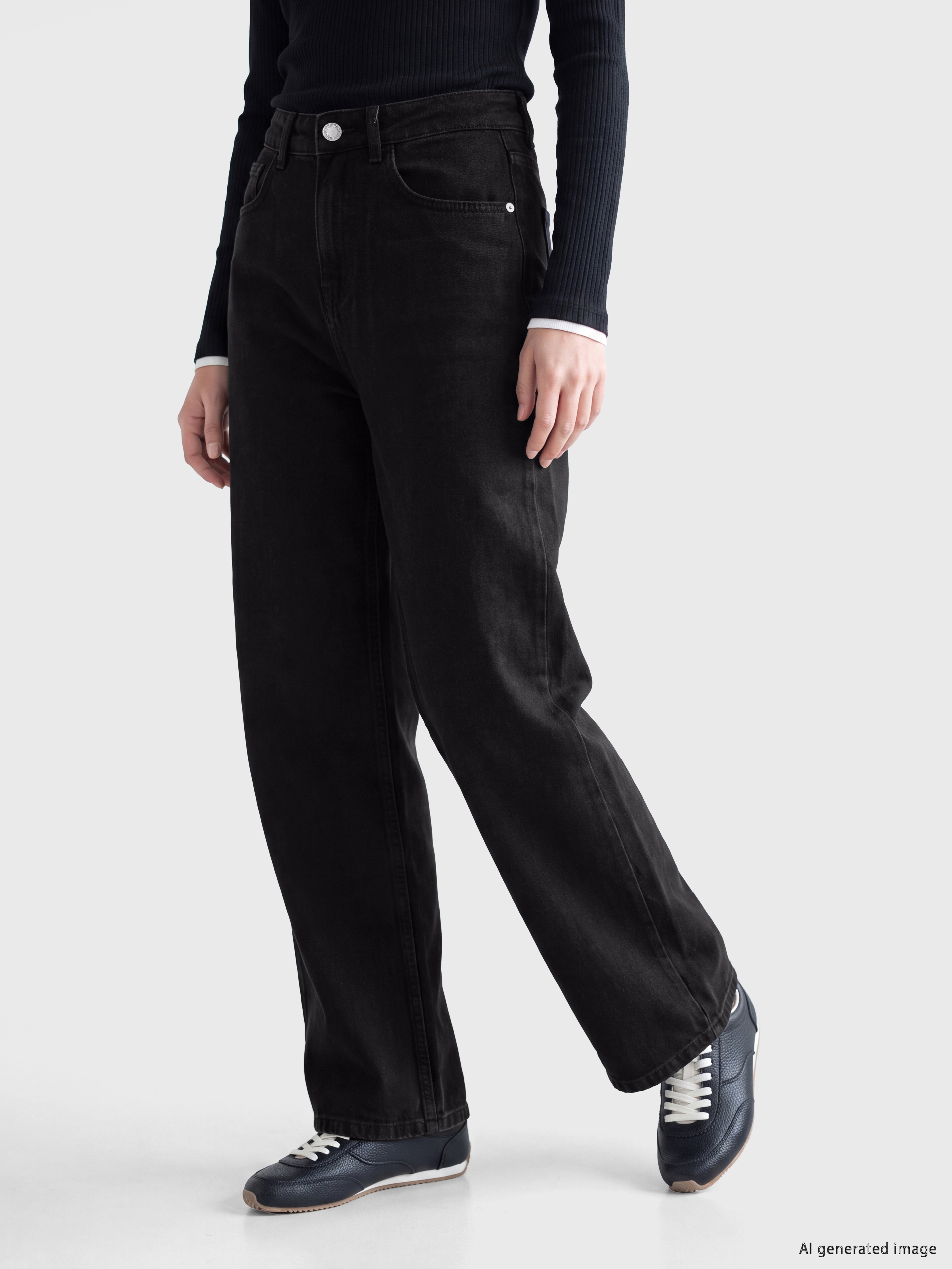 LCW Jeans Straight Fit Kadın Jean Pantolon görsel 2