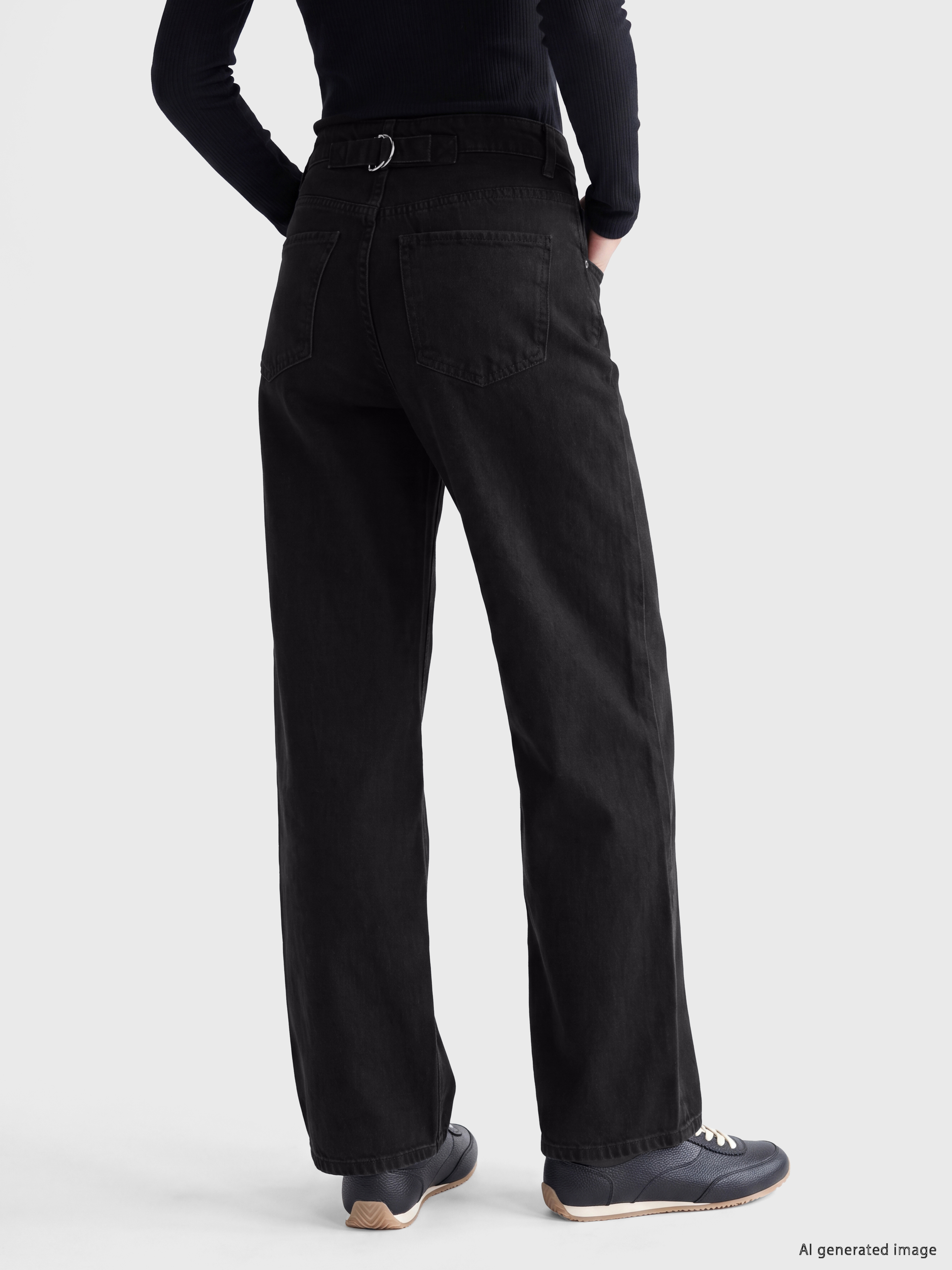 LCW Jeans Straight Fit Kadın Jean Pantolon görsel 4