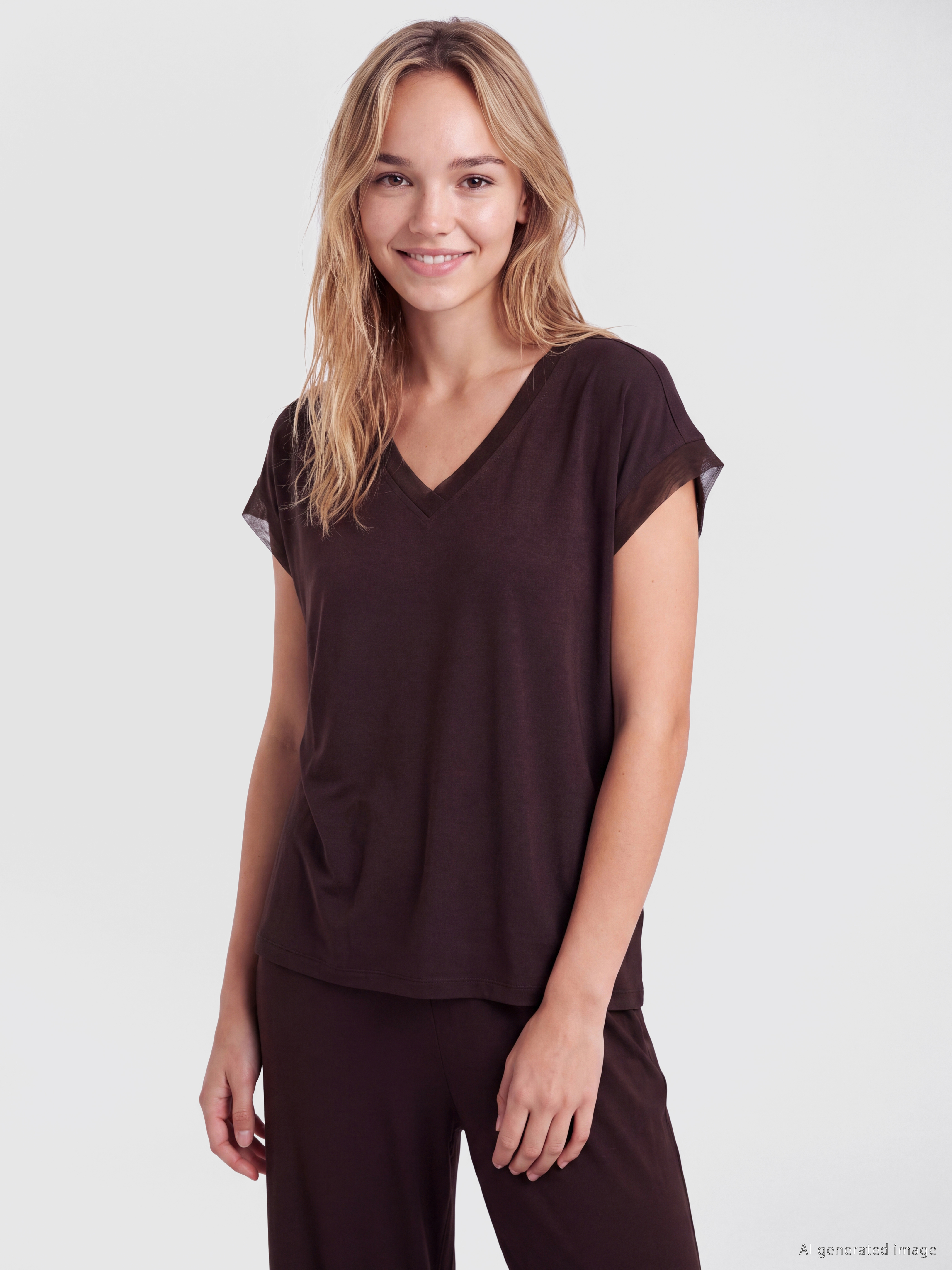 LCW DREAM V Yaka Kadın Pijama Takım