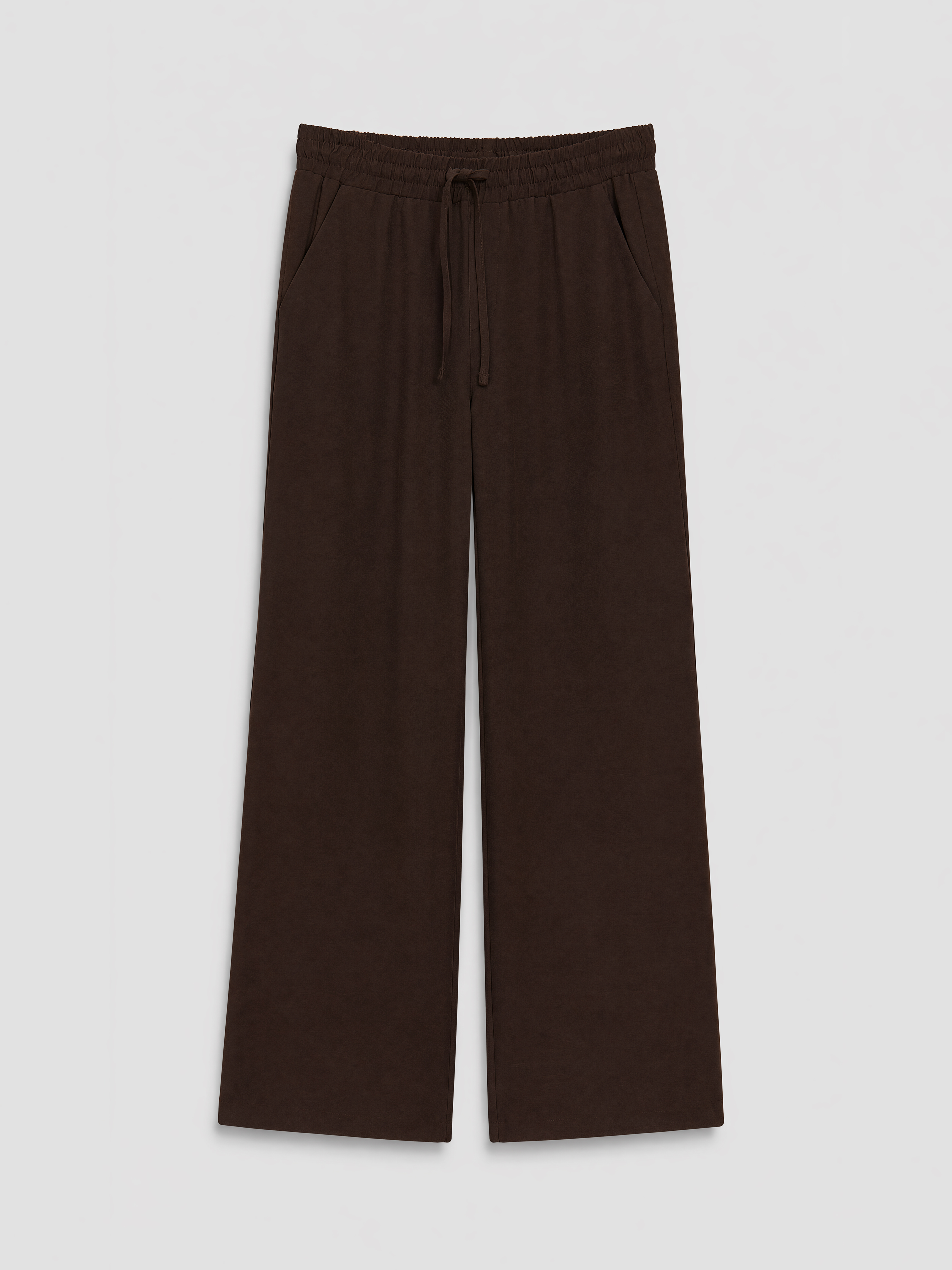 LCW Comfort Beli Lastikli Geniş Paça Kadın Pantolon görsel 5