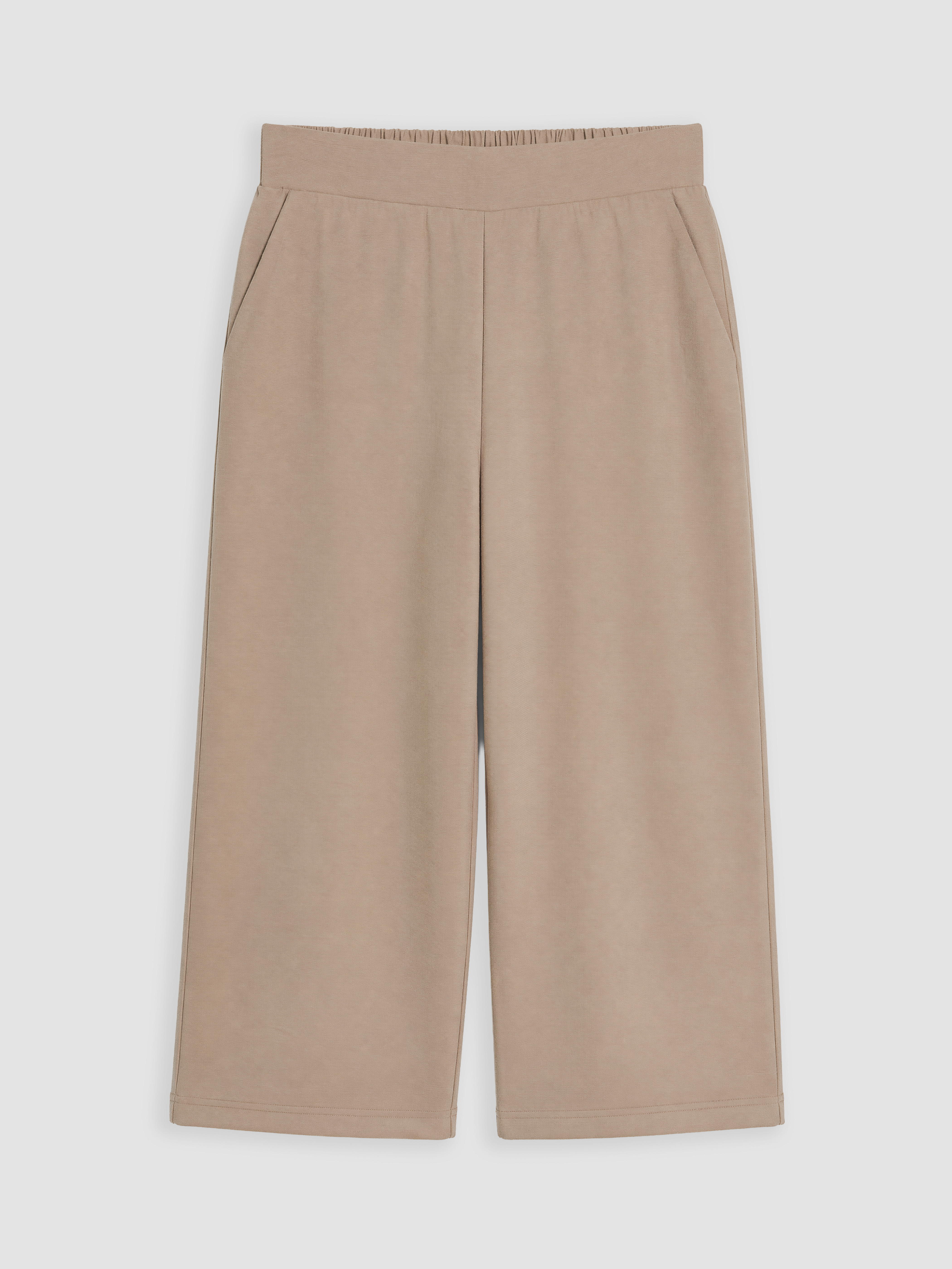 LCW Modest Beli Lastikli Geniş Paça Kadın Pantolon görsel 5
